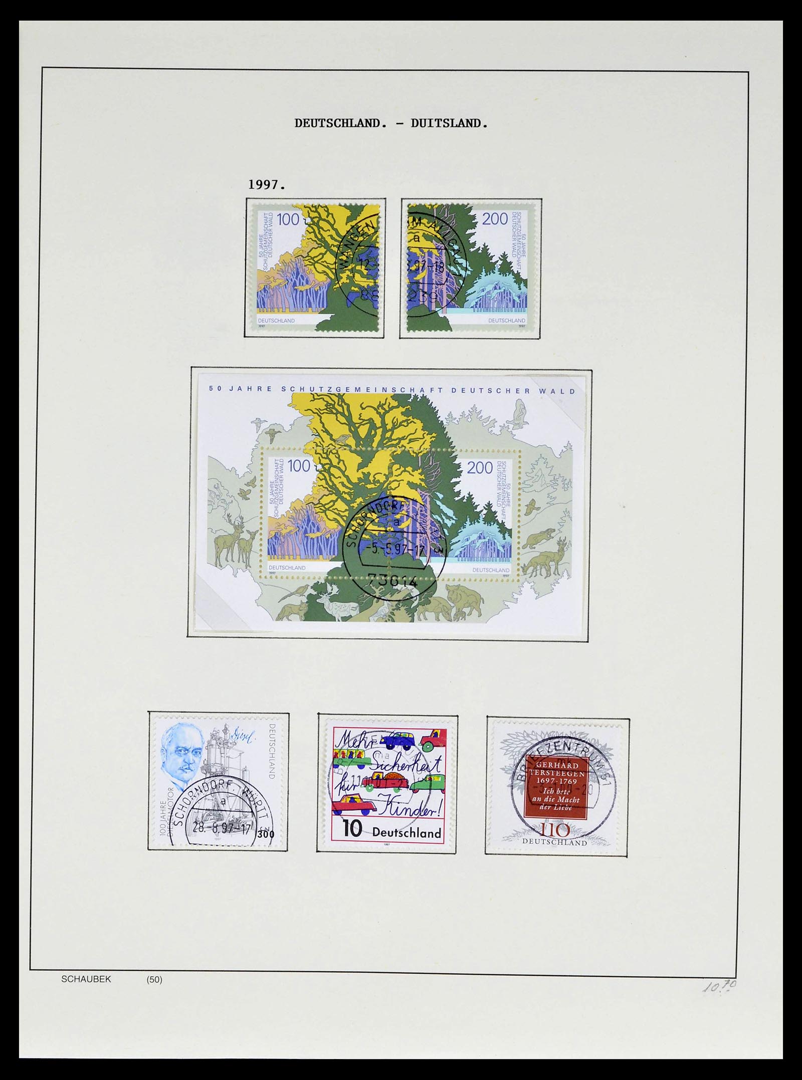 39324 0089 - Postzegelverzameling 39324 Bundespost 1986-2012.