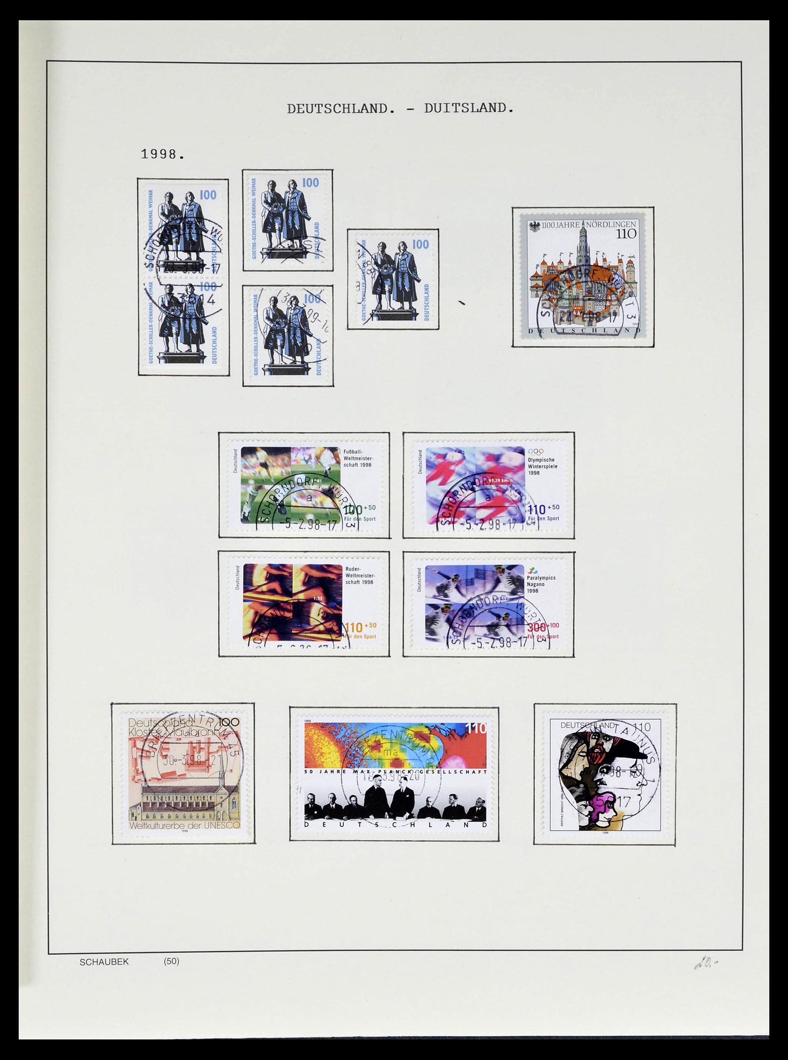 39324 0092 - Postzegelverzameling 39324 Bundespost 1986-2012.
