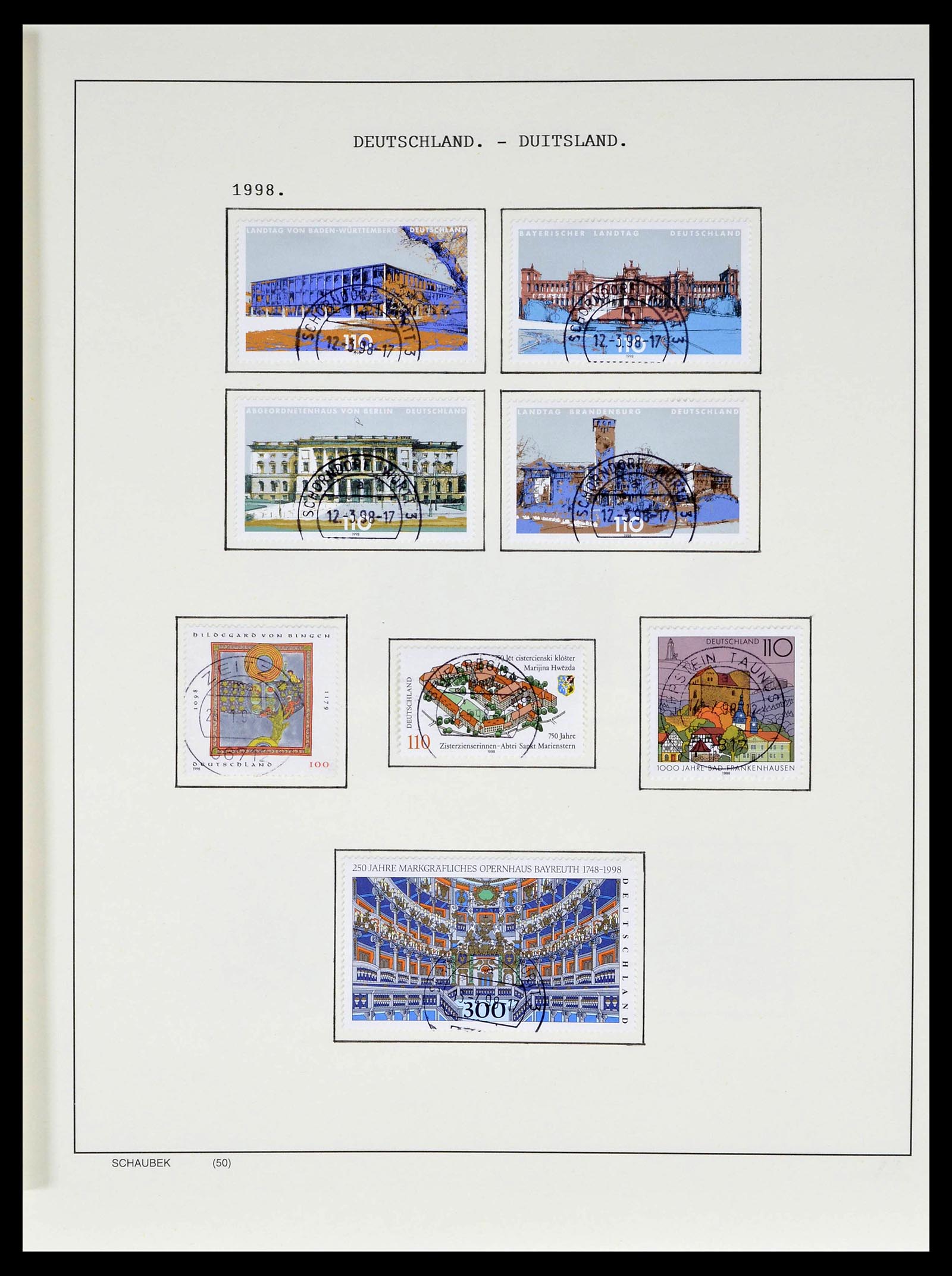39324 0093 - Postzegelverzameling 39324 Bundespost 1986-2012.