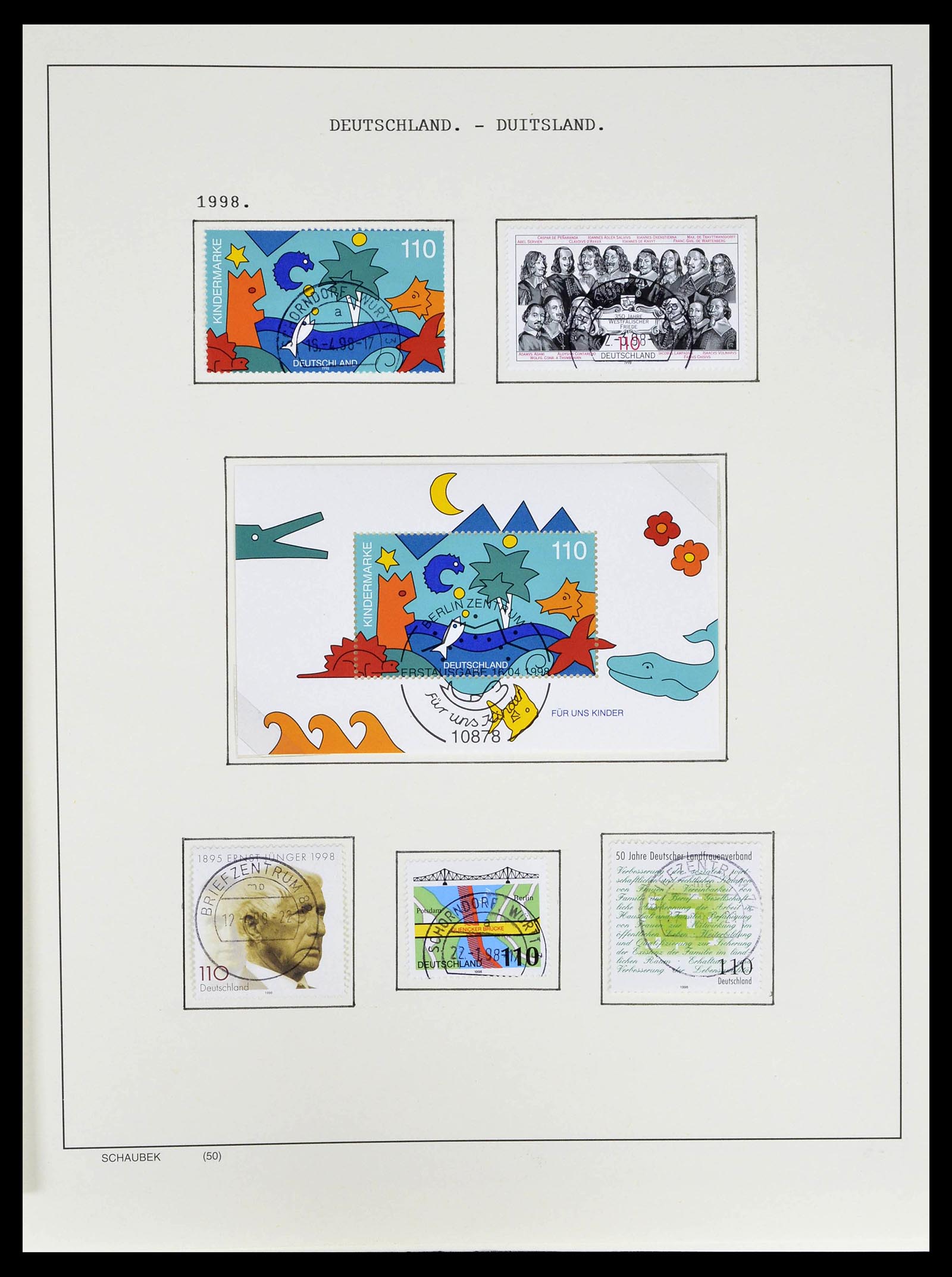 39324 0094 - Postzegelverzameling 39324 Bundespost 1986-2012.