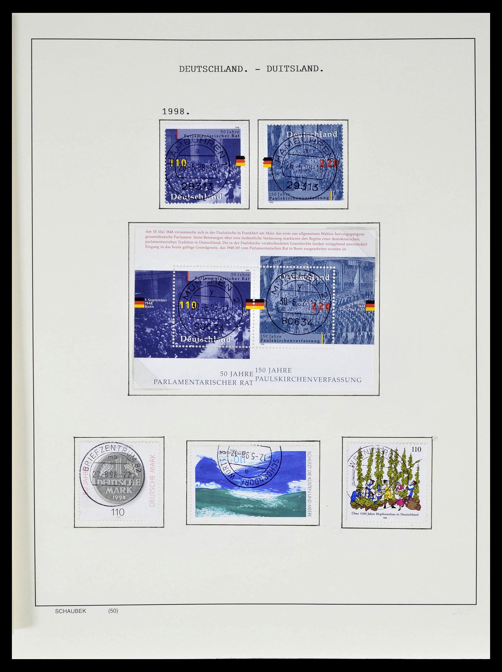 39324 0095 - Postzegelverzameling 39324 Bundespost 1986-2012.