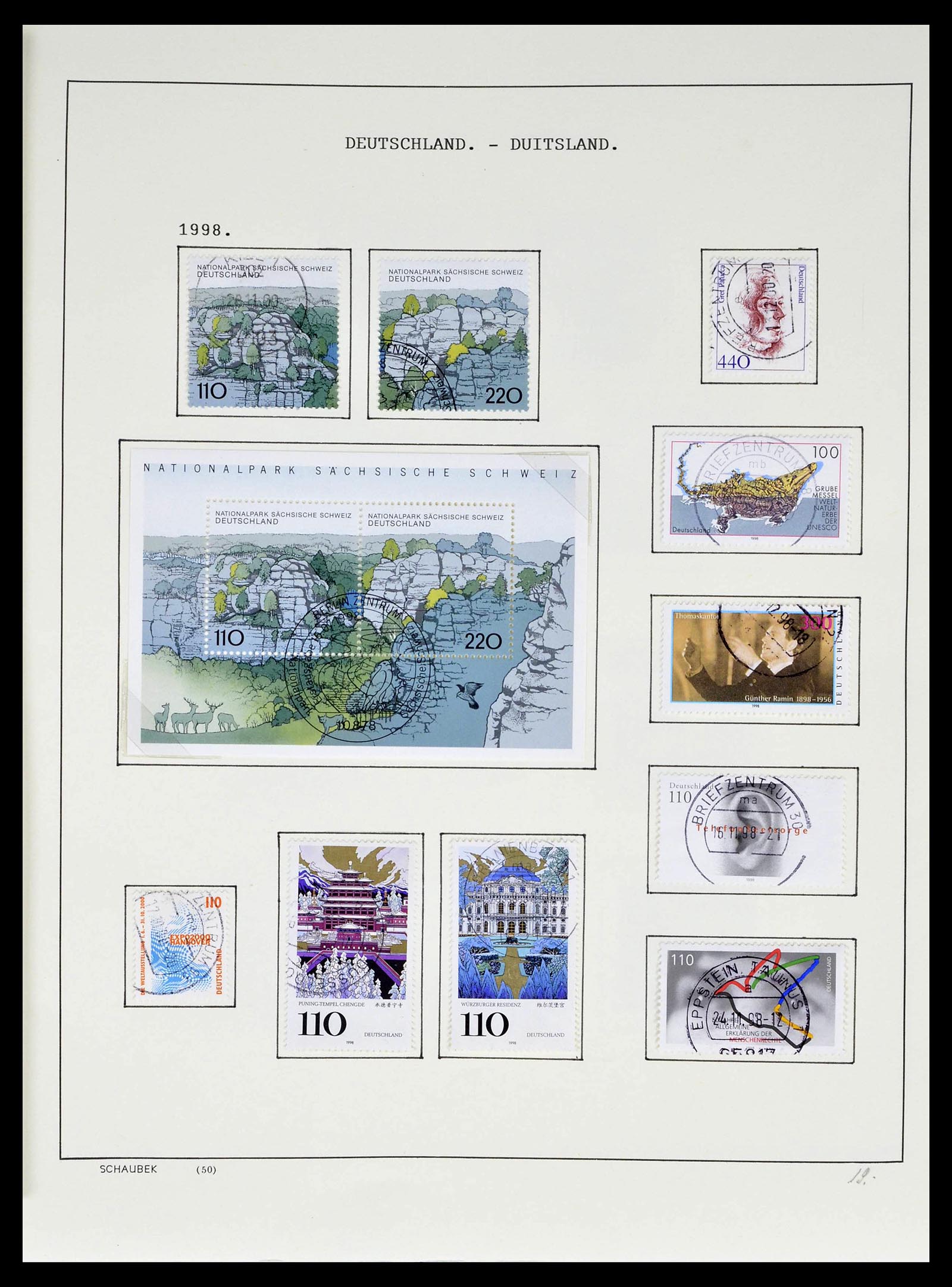 39324 0097 - Postzegelverzameling 39324 Bundespost 1986-2012.