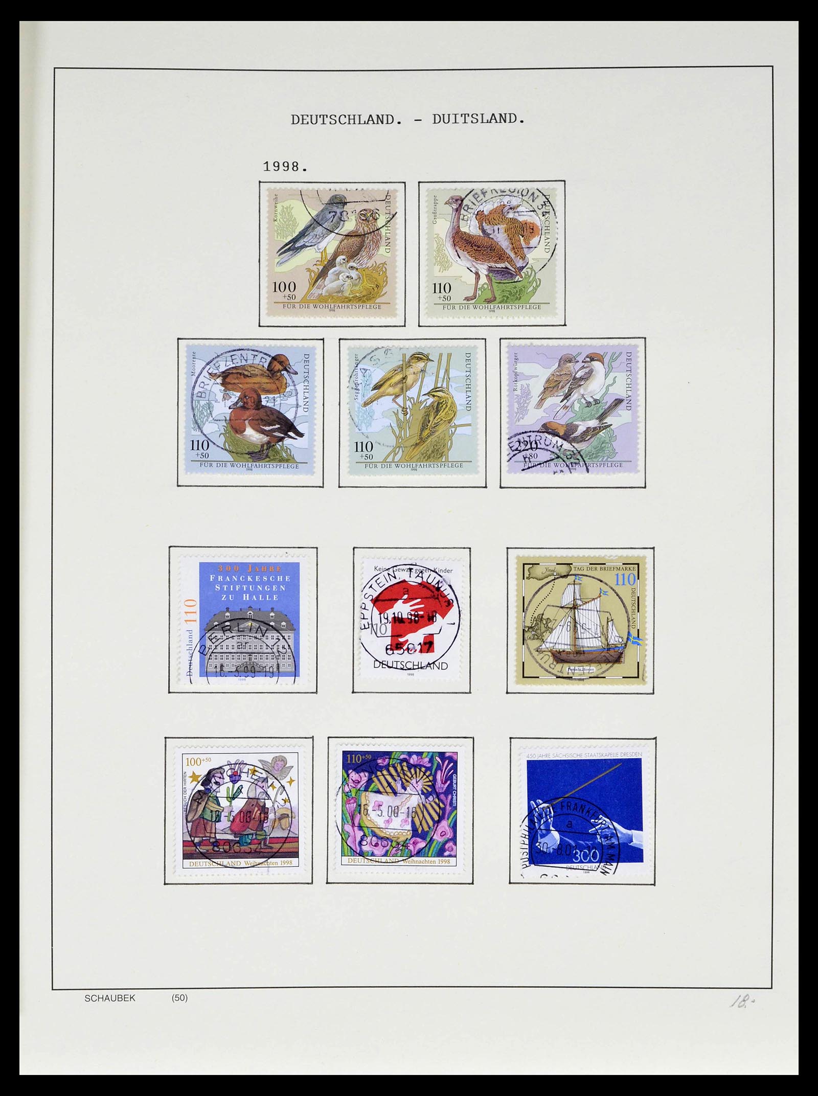 39324 0098 - Postzegelverzameling 39324 Bundespost 1986-2012.