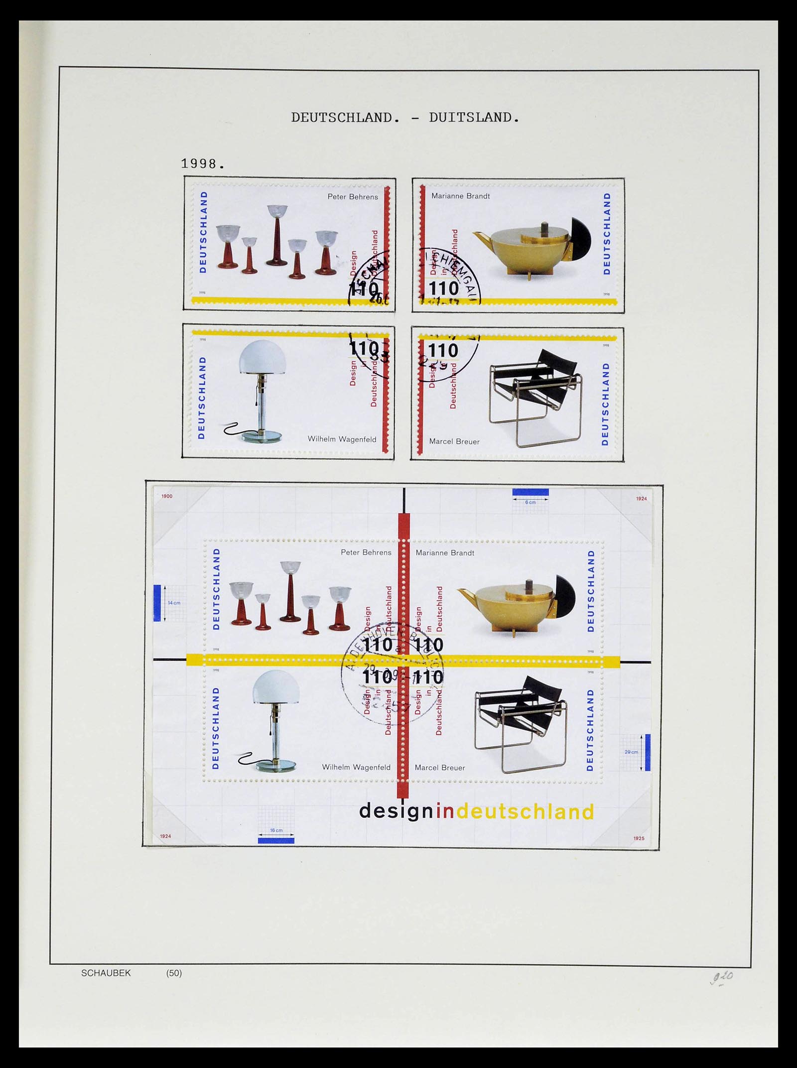 39324 0099 - Postzegelverzameling 39324 Bundespost 1986-2012.