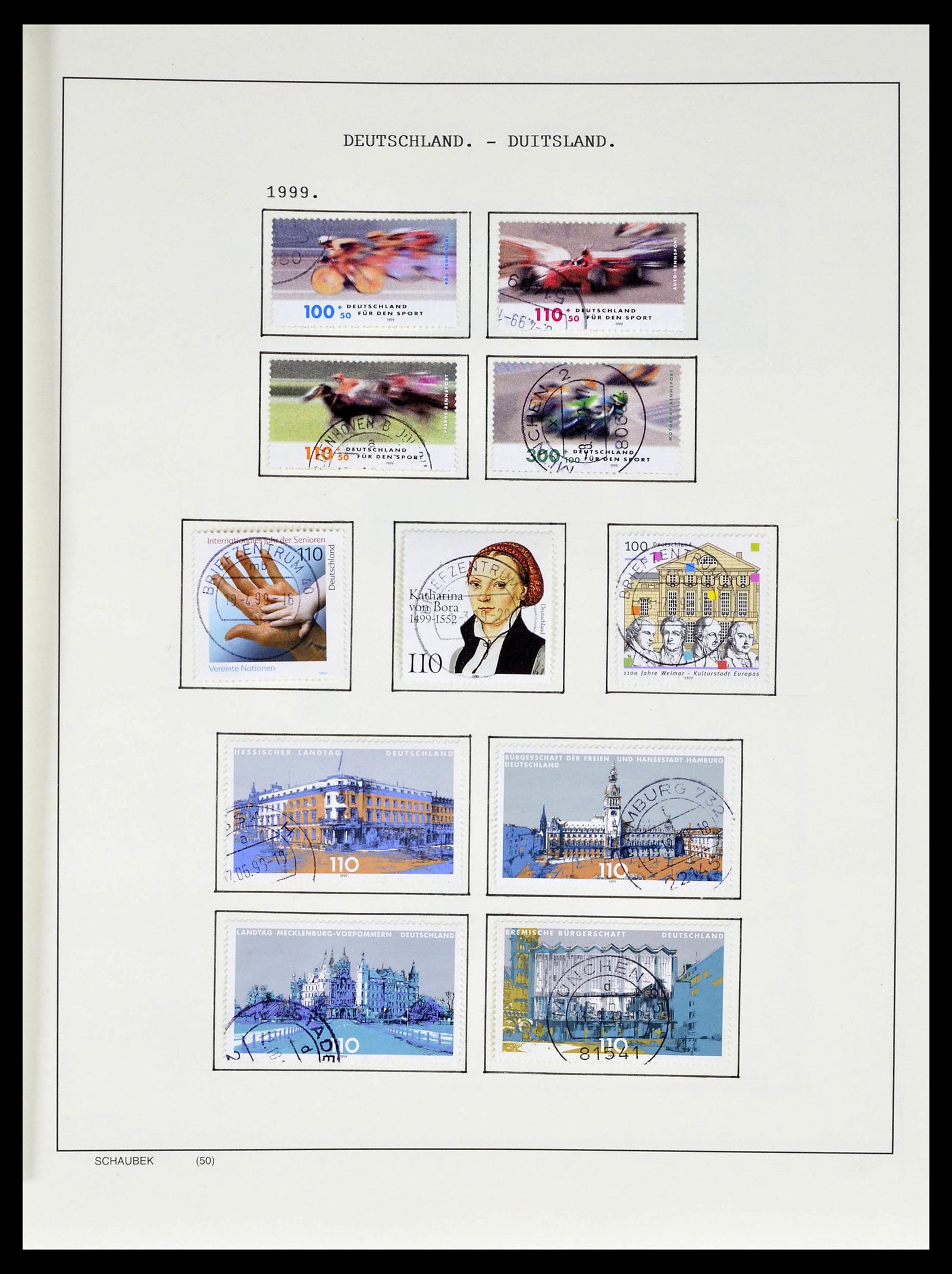 39324 0100 - Postzegelverzameling 39324 Bundespost 1986-2012.