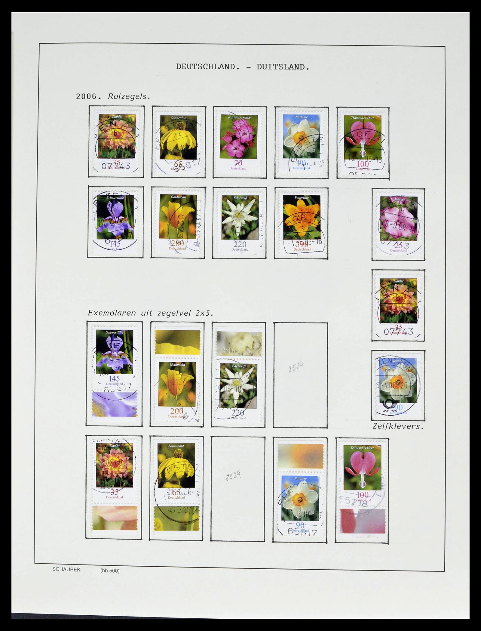 39324 0164 - Postzegelverzameling 39324 Bundespost 1986-2012.
