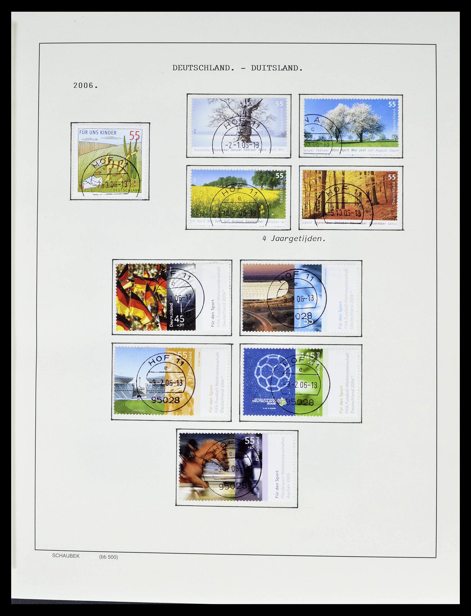 39324 0165 - Postzegelverzameling 39324 Bundespost 1986-2012.