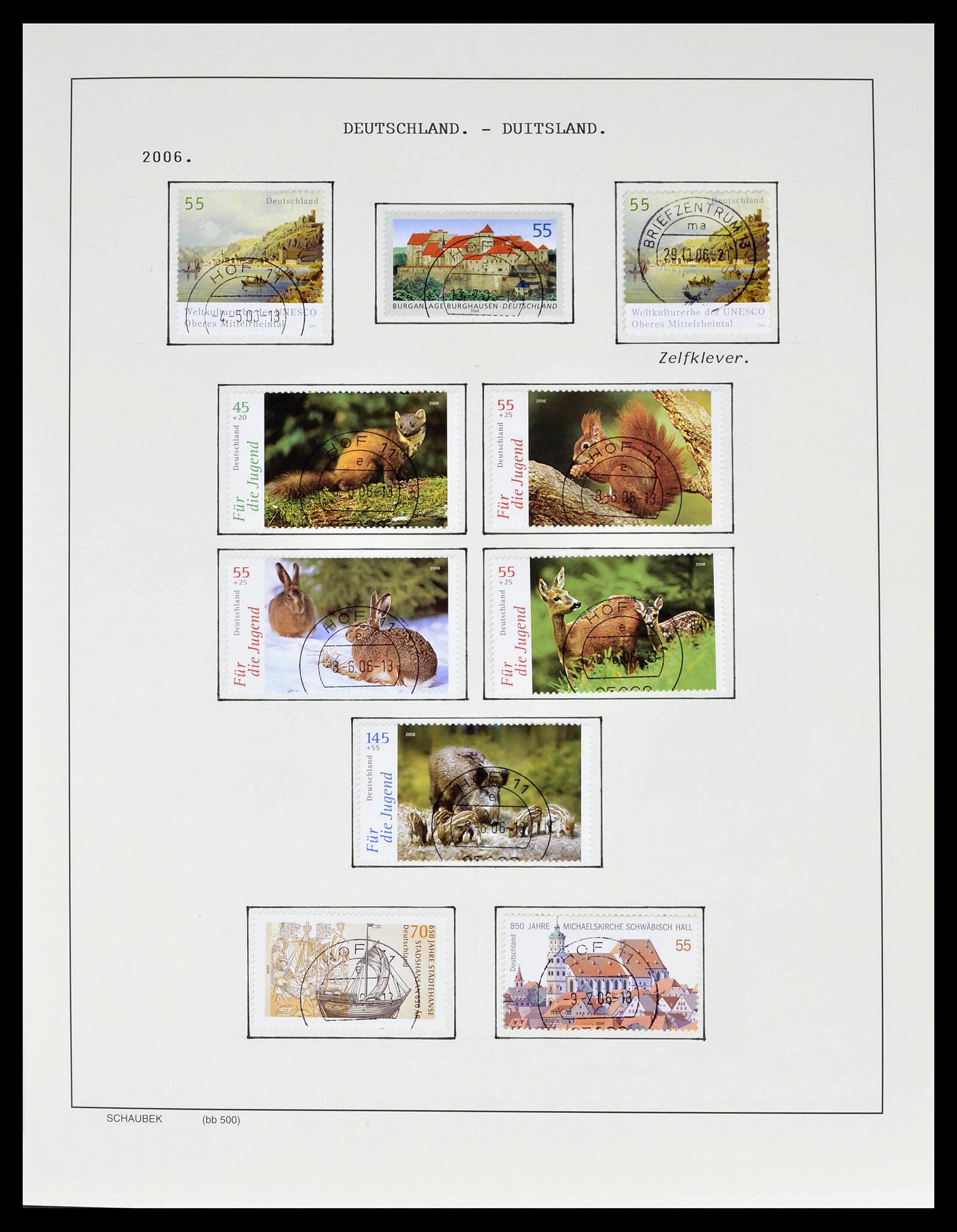 39324 0168 - Postzegelverzameling 39324 Bundespost 1986-2012.