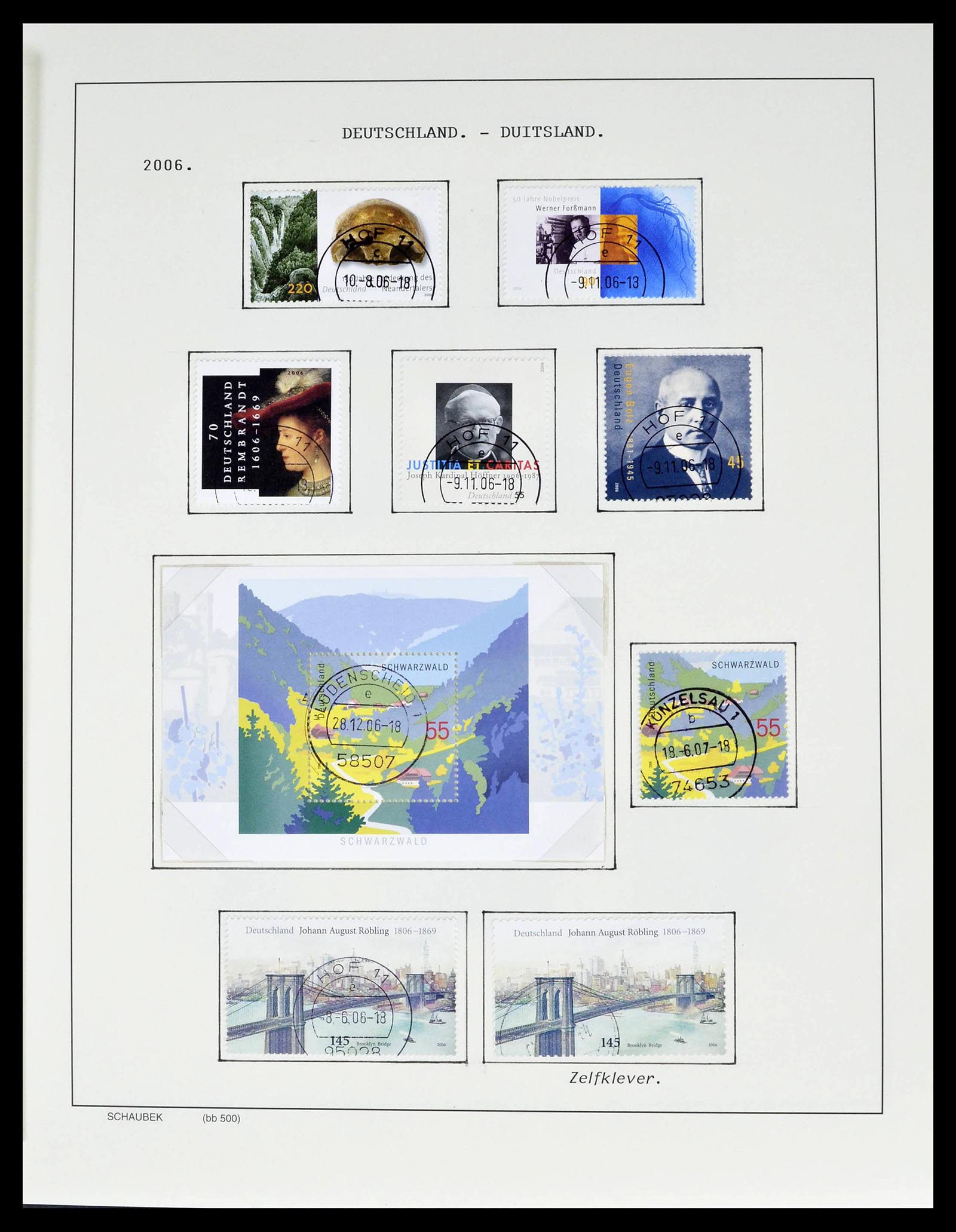 39324 0169 - Postzegelverzameling 39324 Bundespost 1986-2012.
