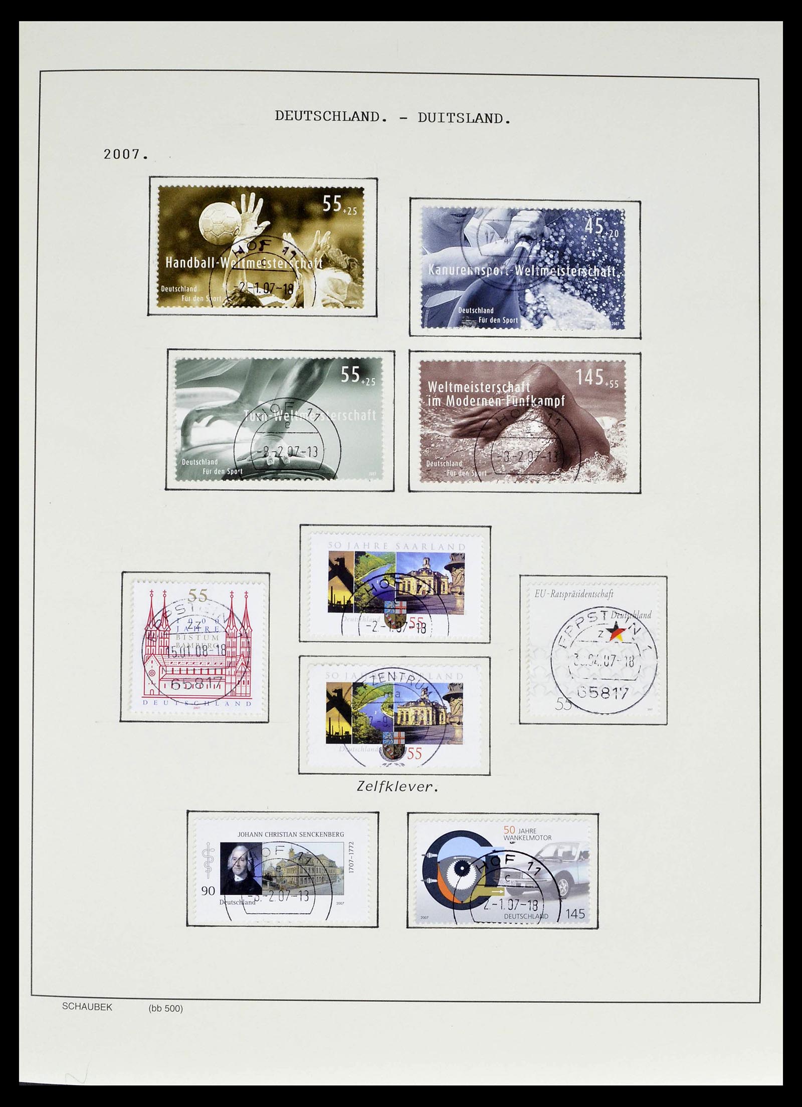 39324 0172 - Postzegelverzameling 39324 Bundespost 1986-2012.