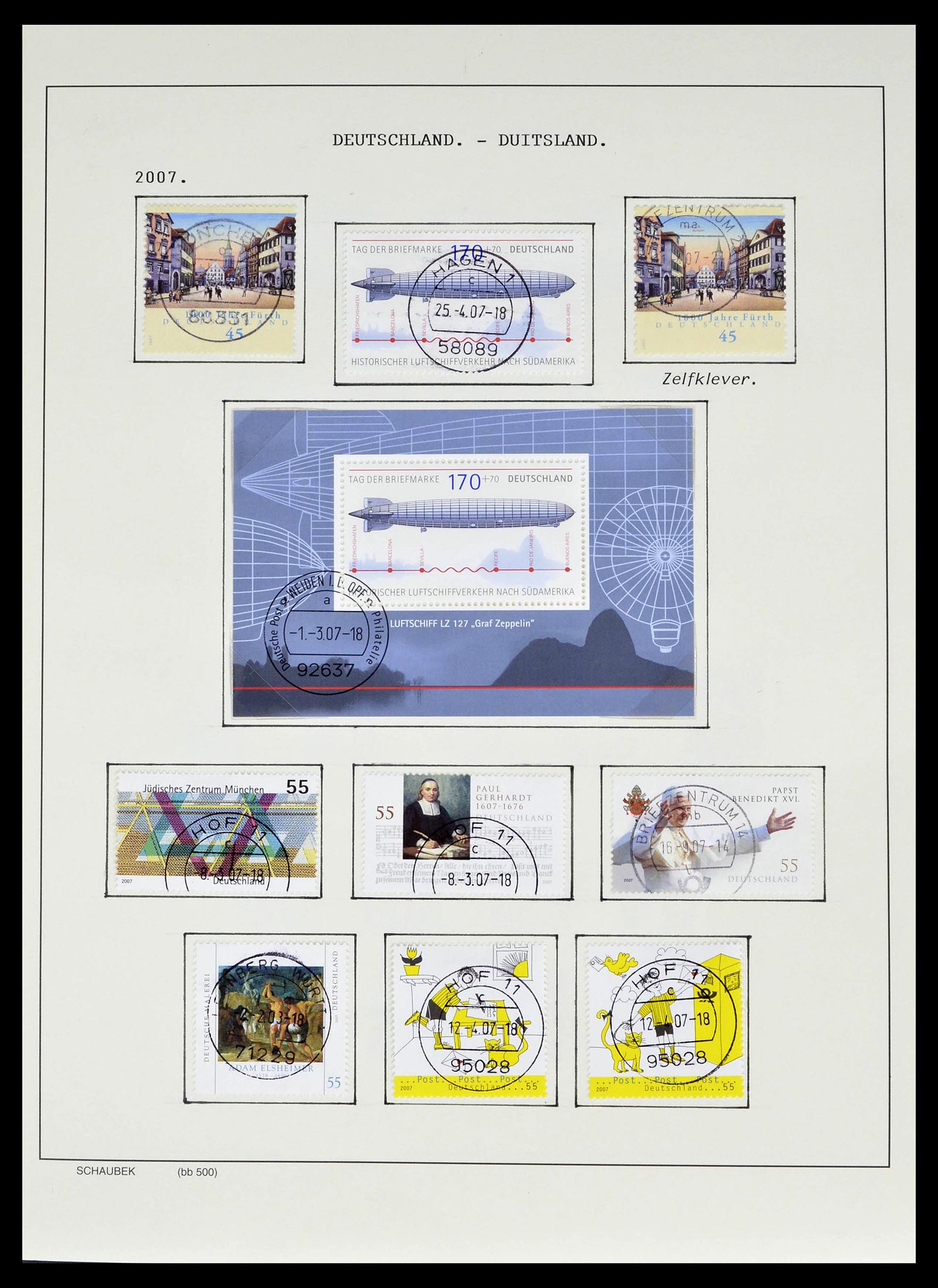 39324 0173 - Postzegelverzameling 39324 Bundespost 1986-2012.