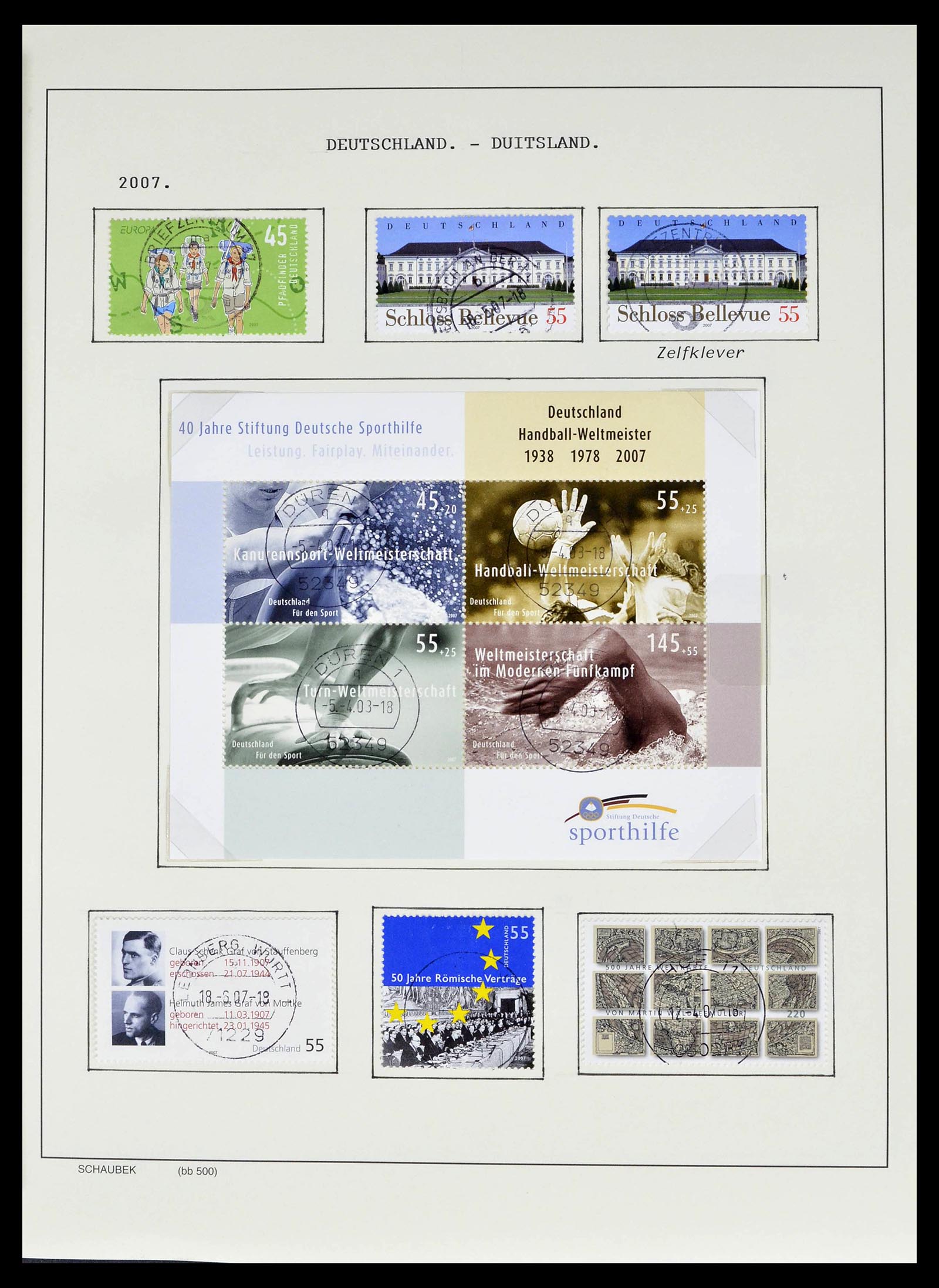39324 0176 - Postzegelverzameling 39324 Bundespost 1986-2012.