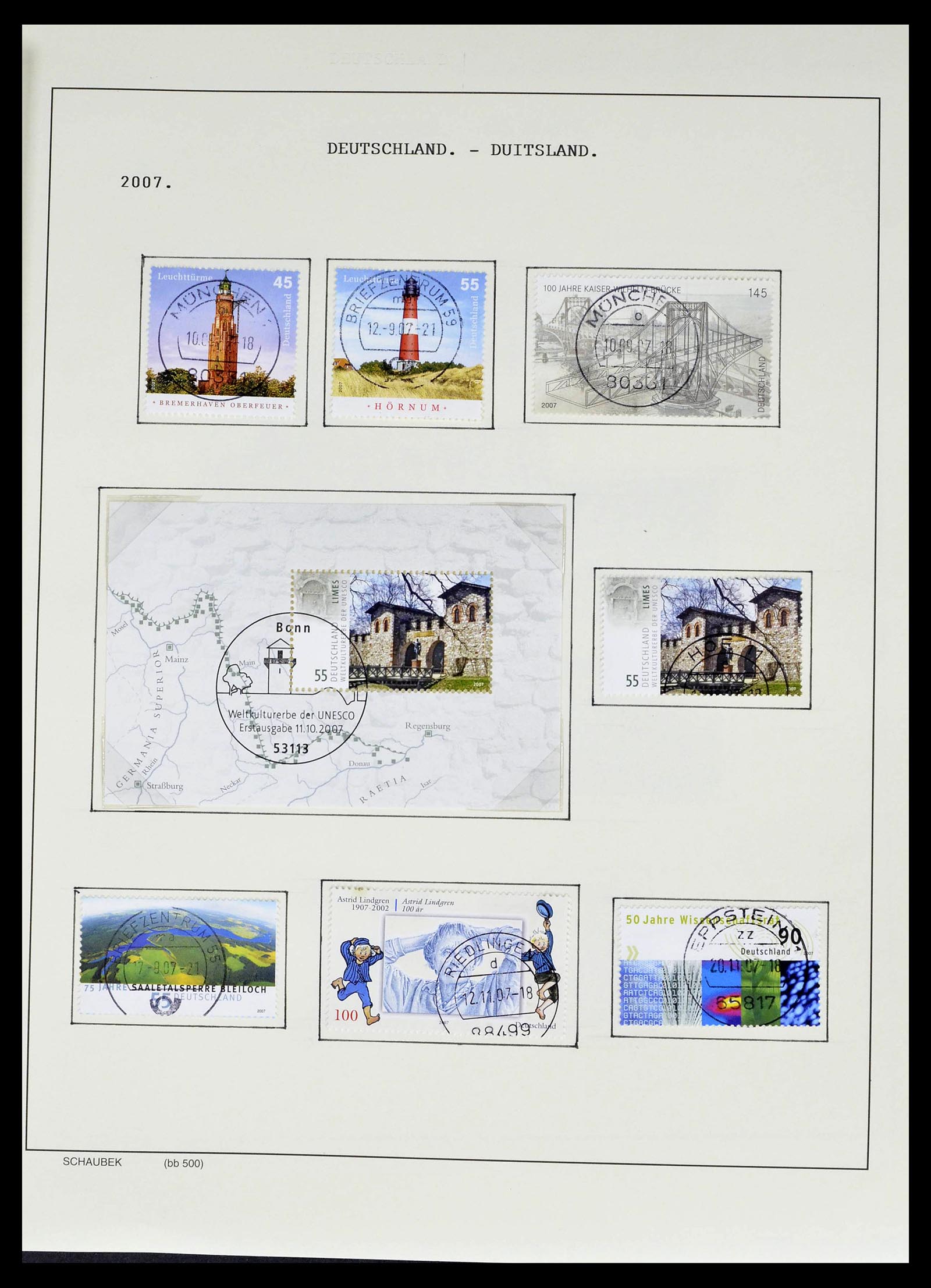 39324 0177 - Postzegelverzameling 39324 Bundespost 1986-2012.