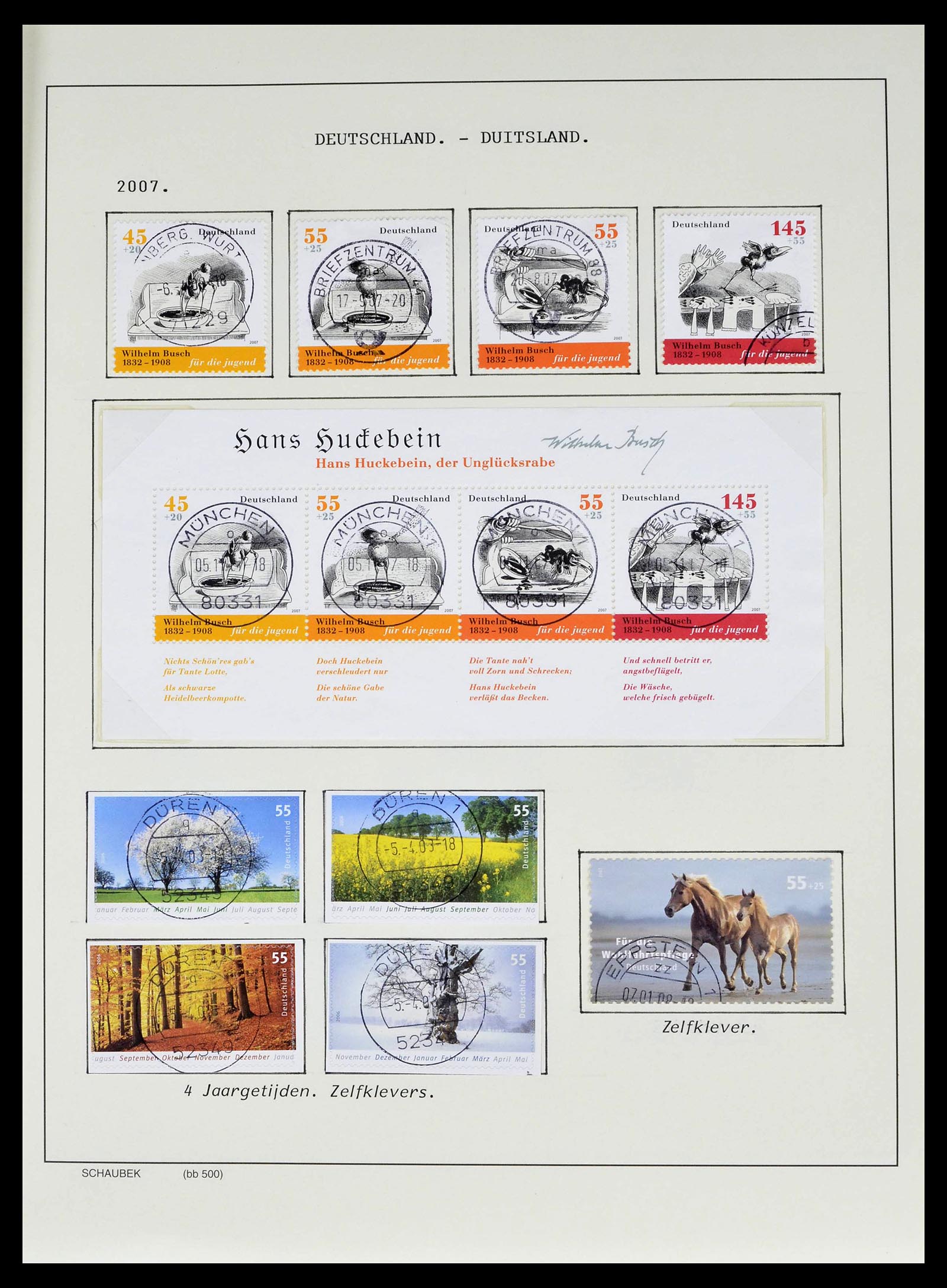 39324 0179 - Postzegelverzameling 39324 Bundespost 1986-2012.