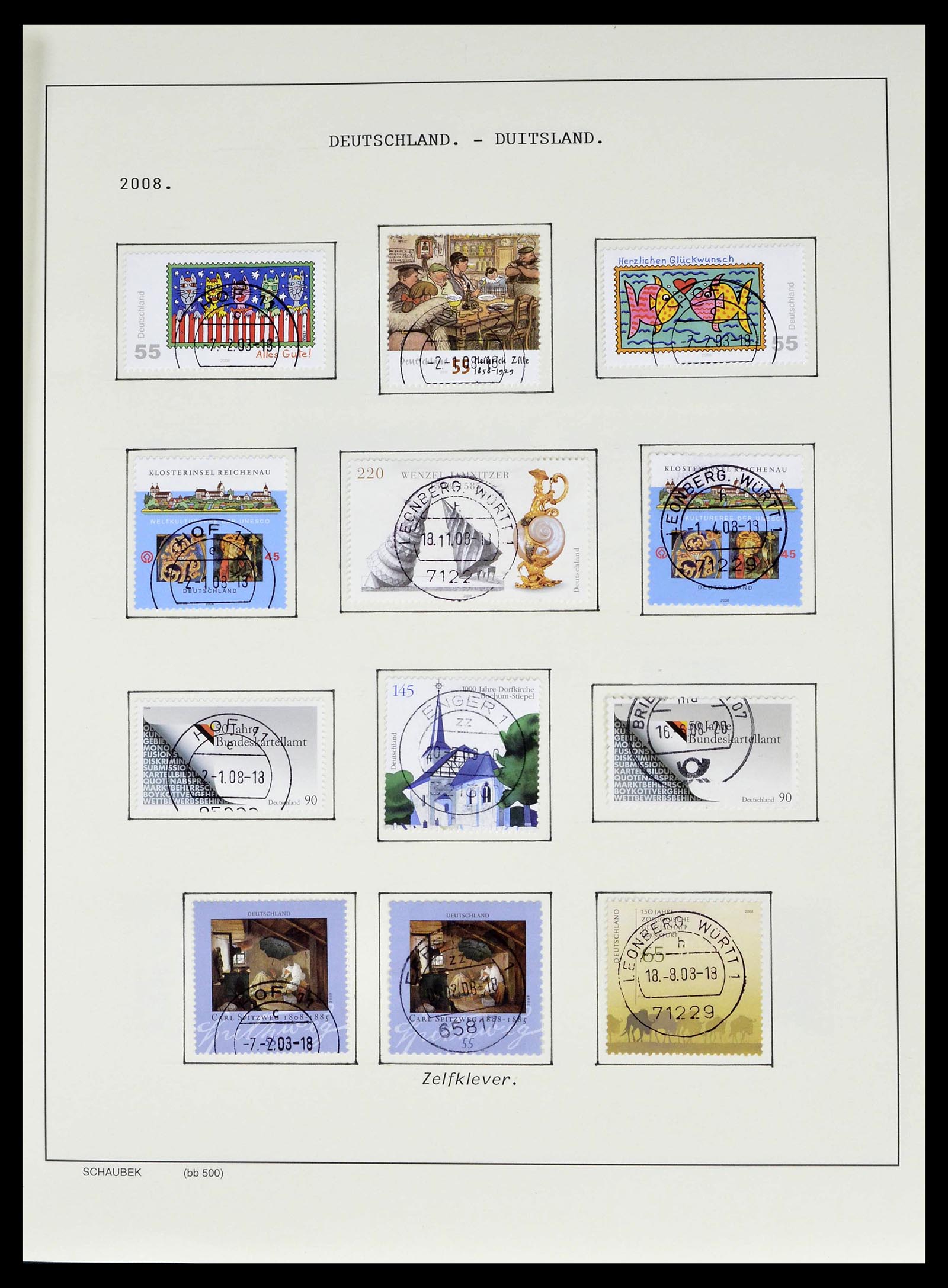 39324 0180 - Postzegelverzameling 39324 Bundespost 1986-2012.