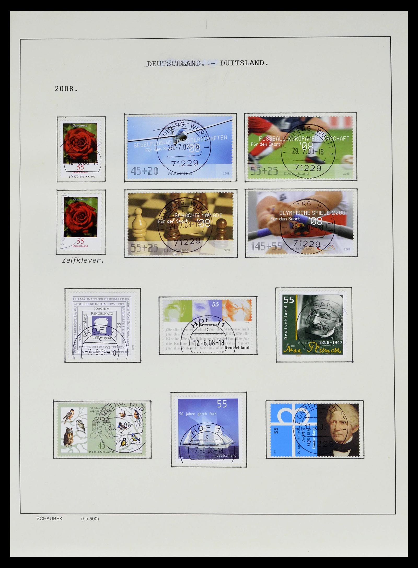 39324 0181 - Postzegelverzameling 39324 Bundespost 1986-2012.