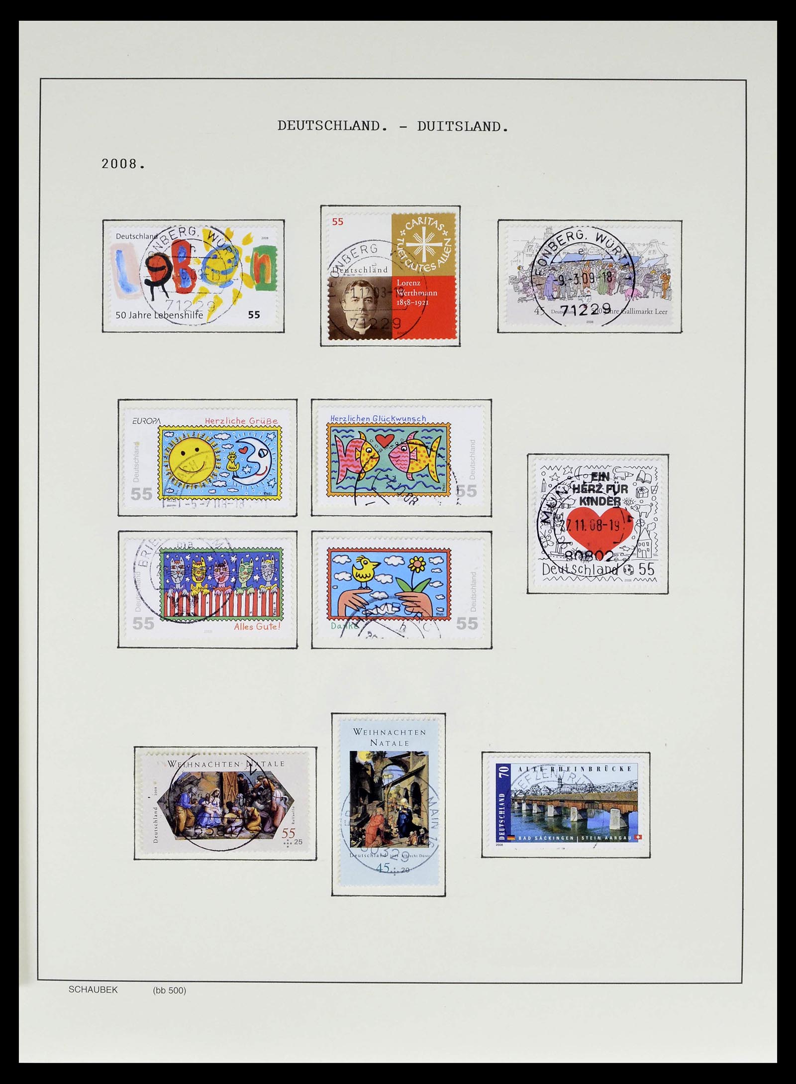 39324 0185 - Postzegelverzameling 39324 Bundespost 1986-2012.