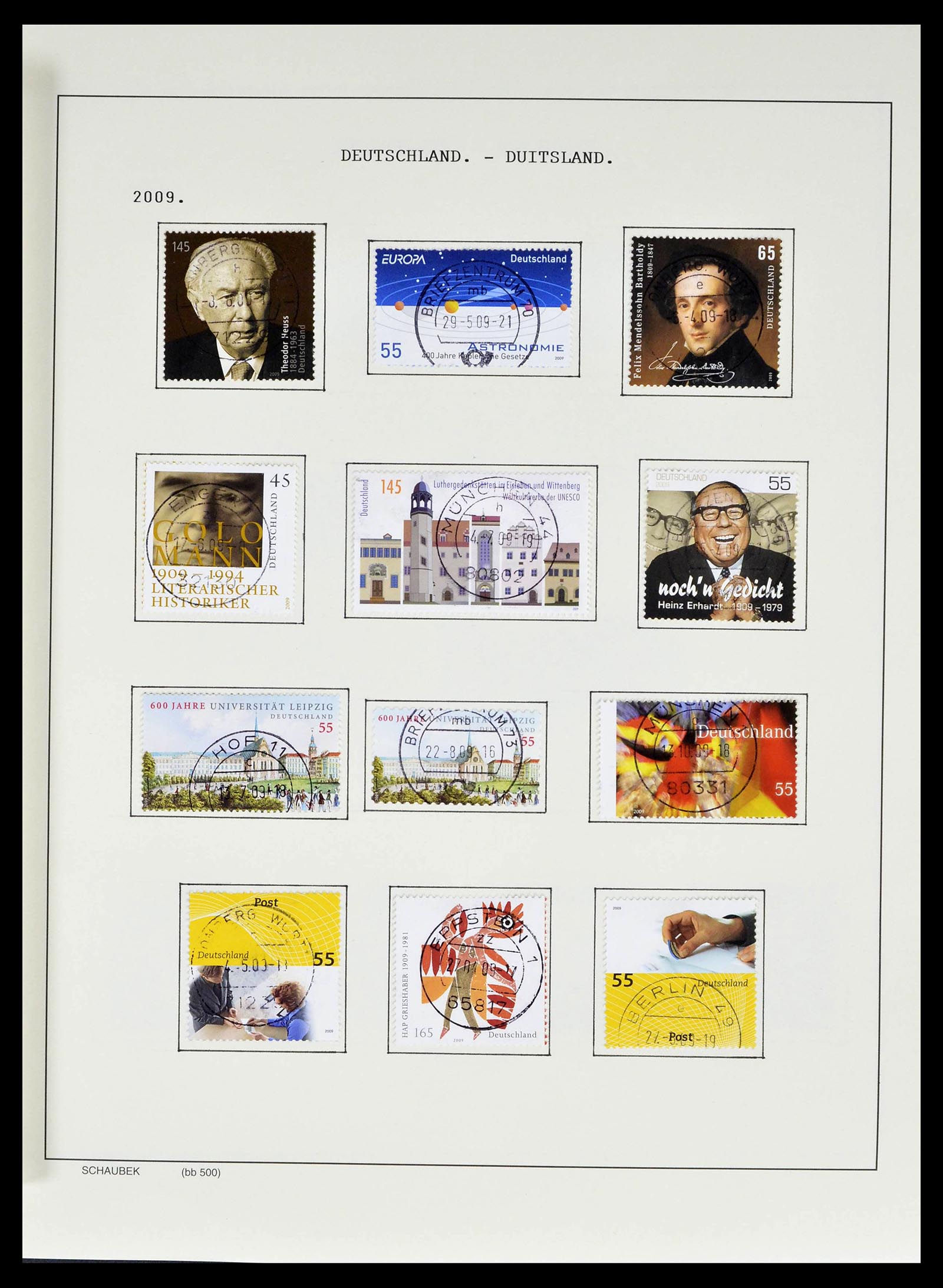 39324 0190 - Postzegelverzameling 39324 Bundespost 1986-2012.