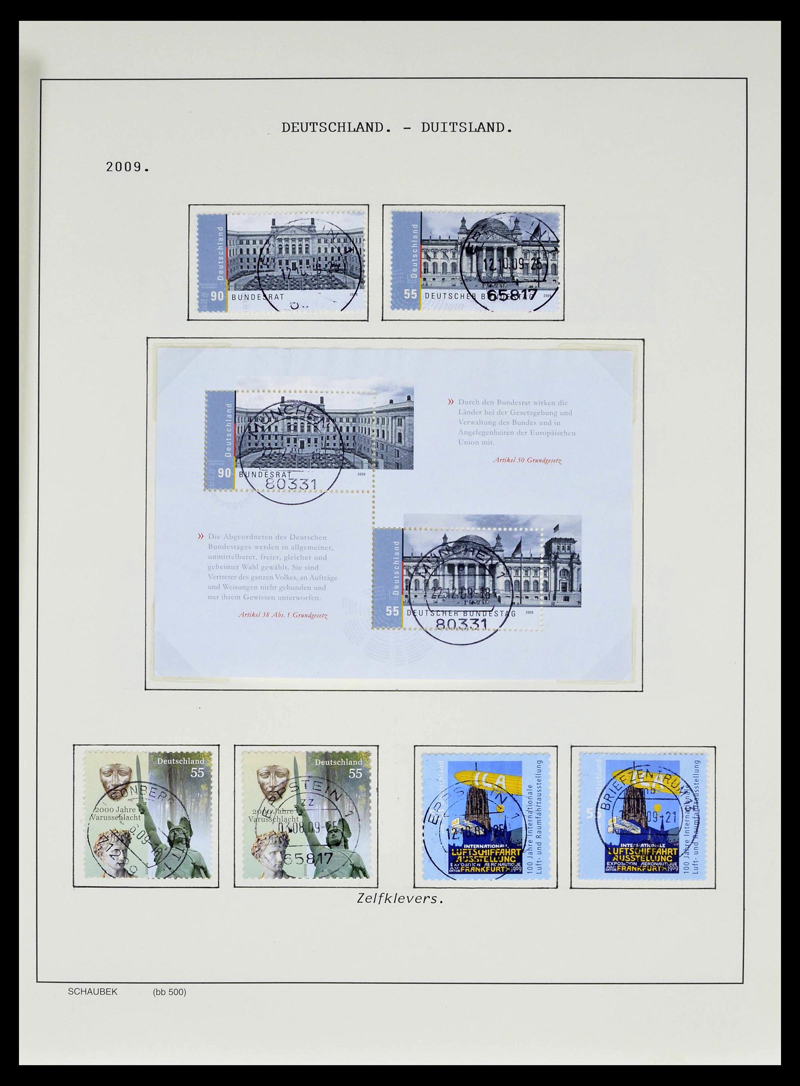 39324 0191 - Postzegelverzameling 39324 Bundespost 1986-2012.