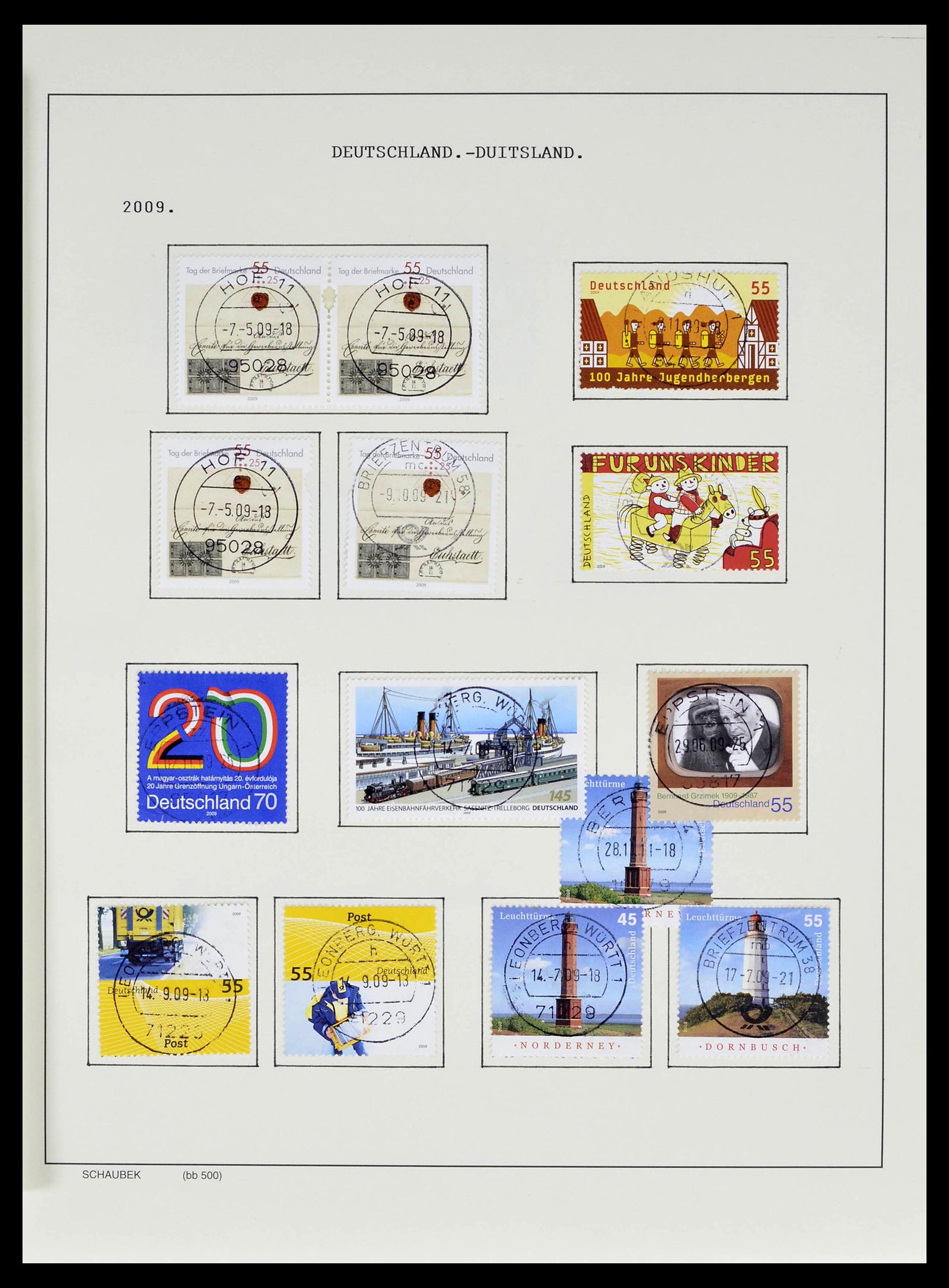 39324 0192 - Postzegelverzameling 39324 Bundespost 1986-2012.