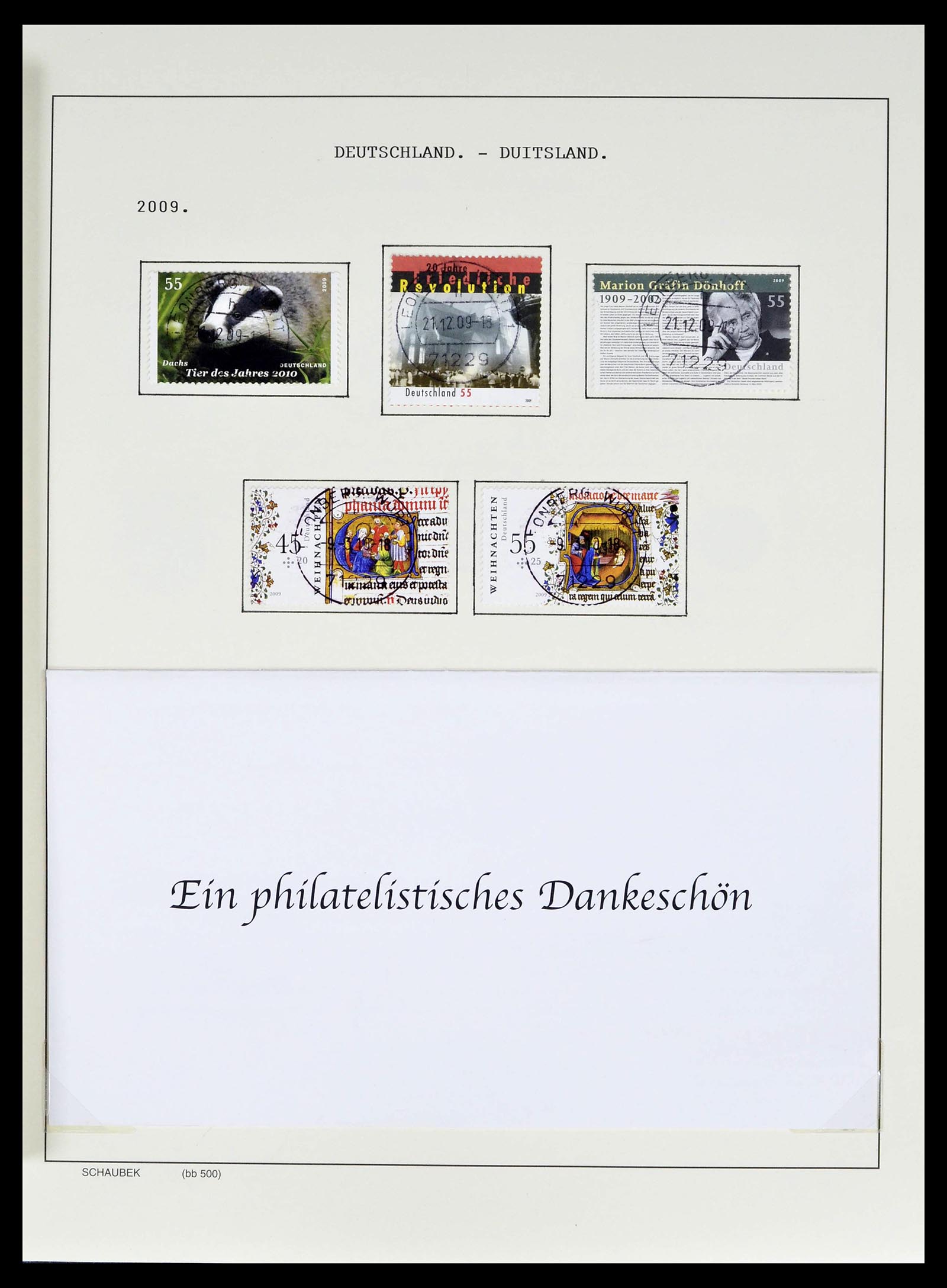 39324 0193 - Postzegelverzameling 39324 Bundespost 1986-2012.