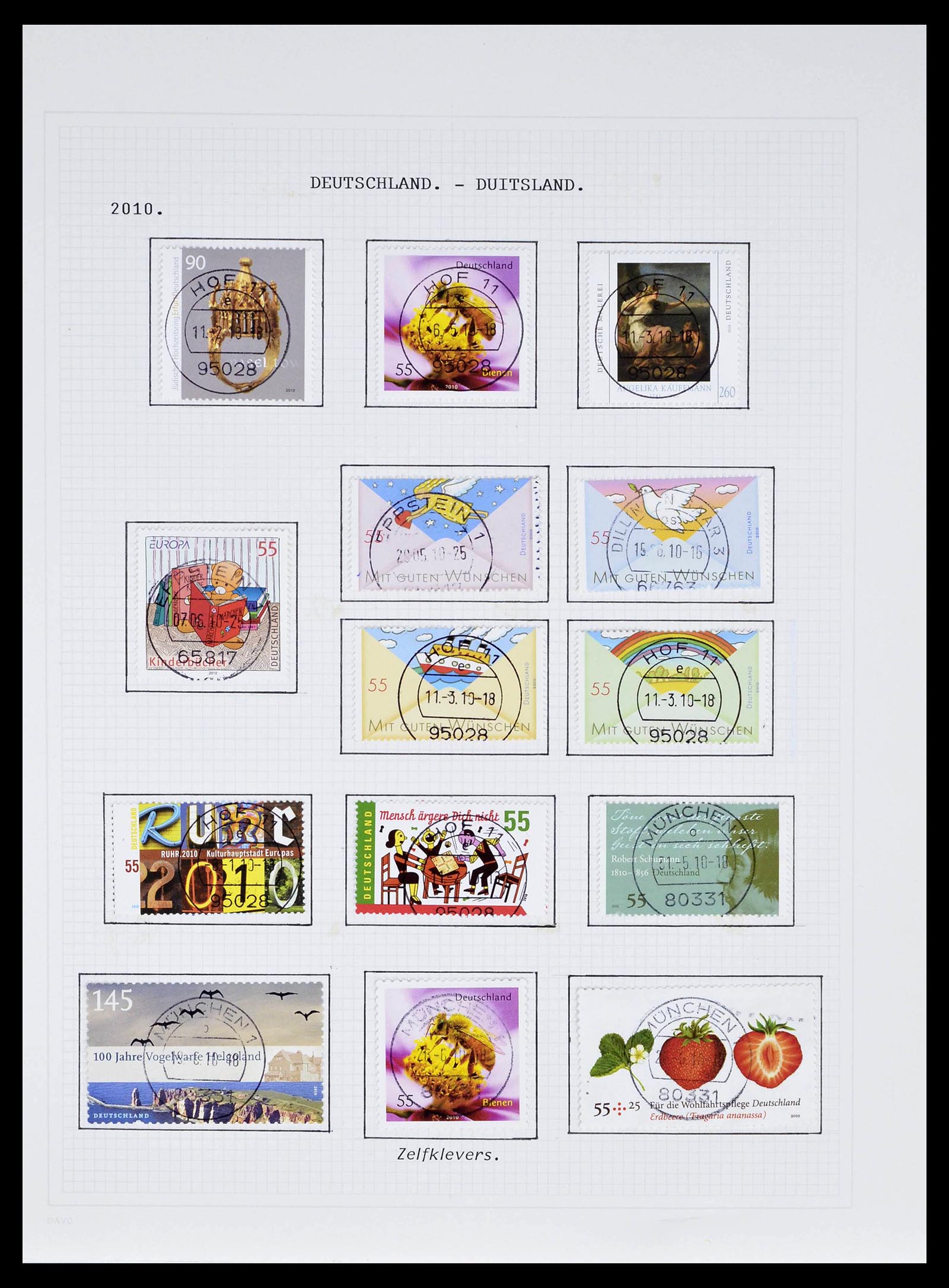 39324 0195 - Postzegelverzameling 39324 Bundespost 1986-2012.
