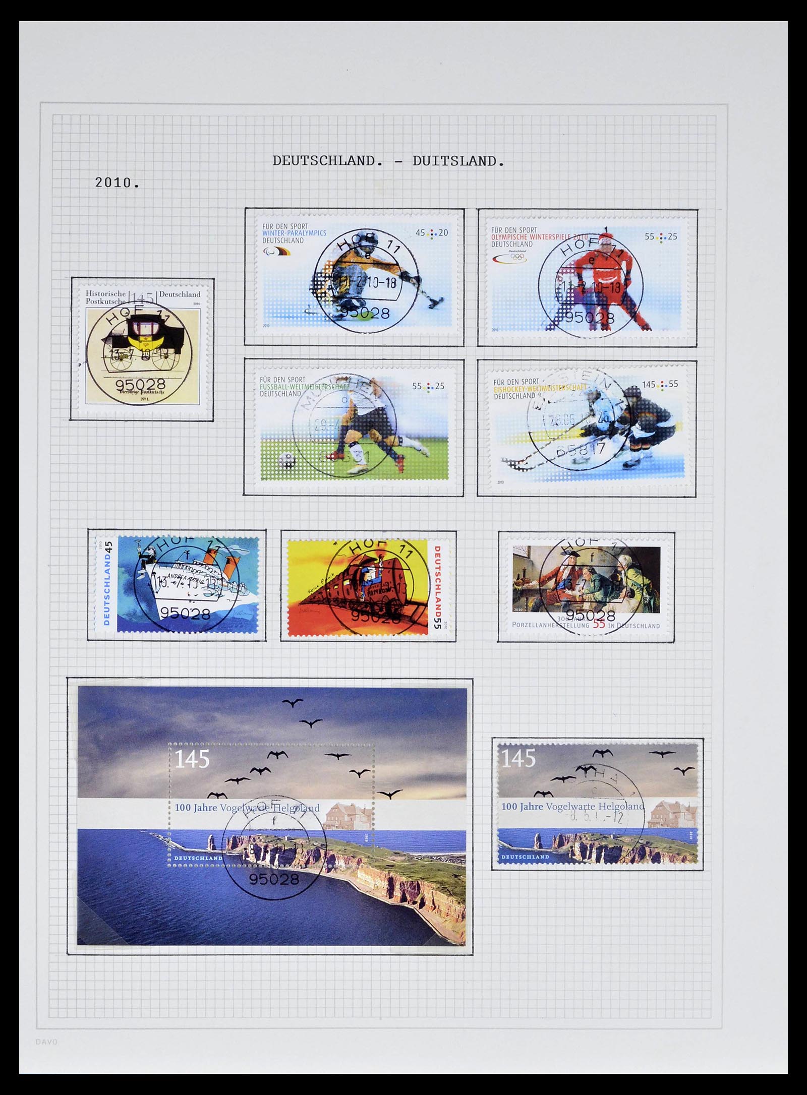 39324 0196 - Postzegelverzameling 39324 Bundespost 1986-2012.