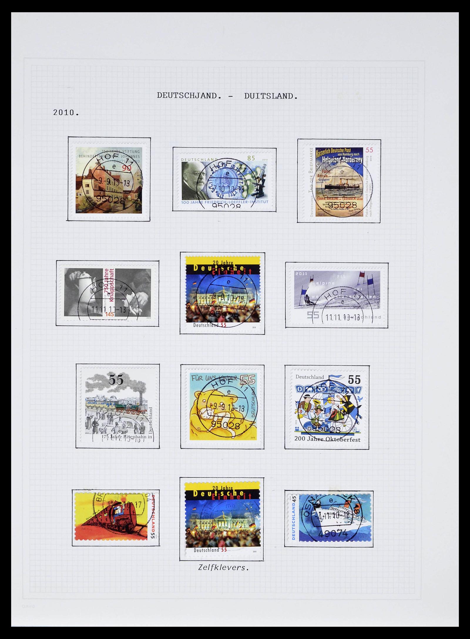 39324 0198 - Postzegelverzameling 39324 Bundespost 1986-2012.