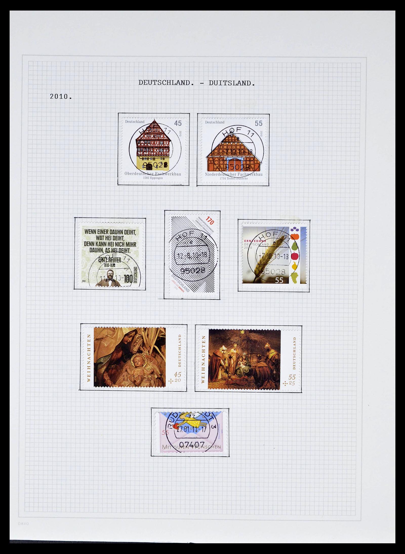 39324 0199 - Postzegelverzameling 39324 Bundespost 1986-2012.
