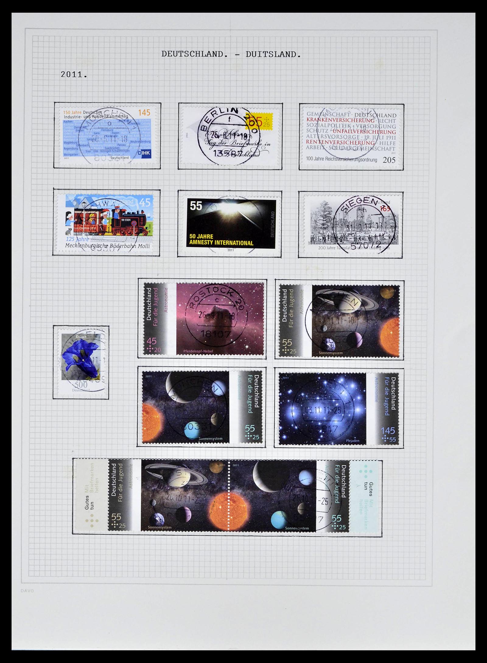39324 0203 - Stamp collection 39324 Bundespost 1986-2012.