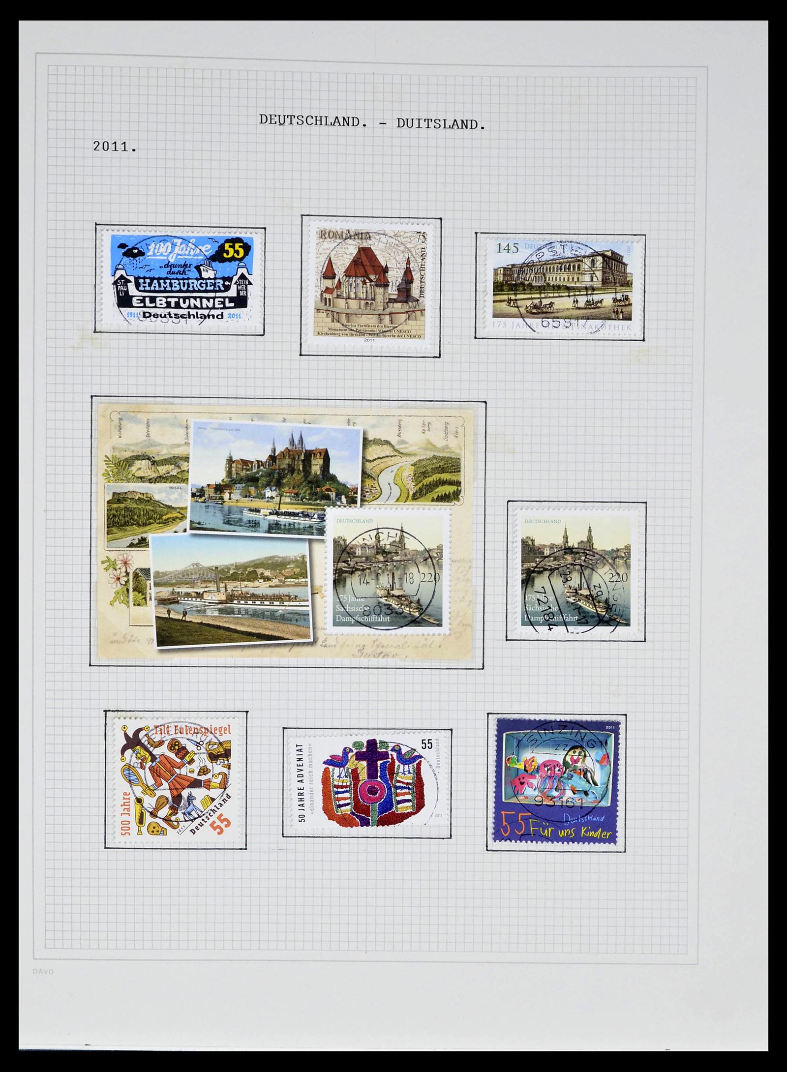 39324 0204 - Postzegelverzameling 39324 Bundespost 1986-2012.