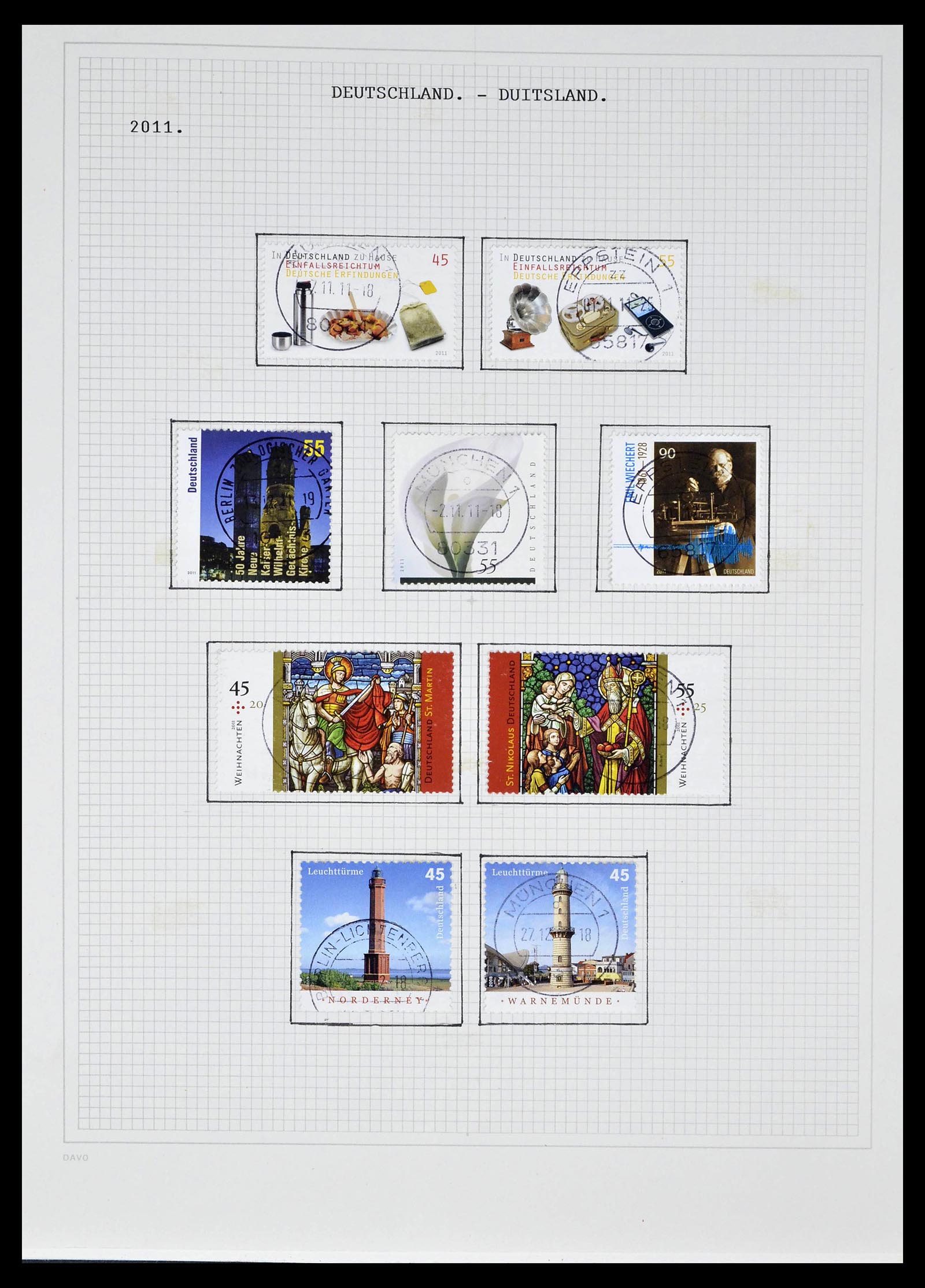 39324 0205 - Stamp collection 39324 Bundespost 1986-2012.