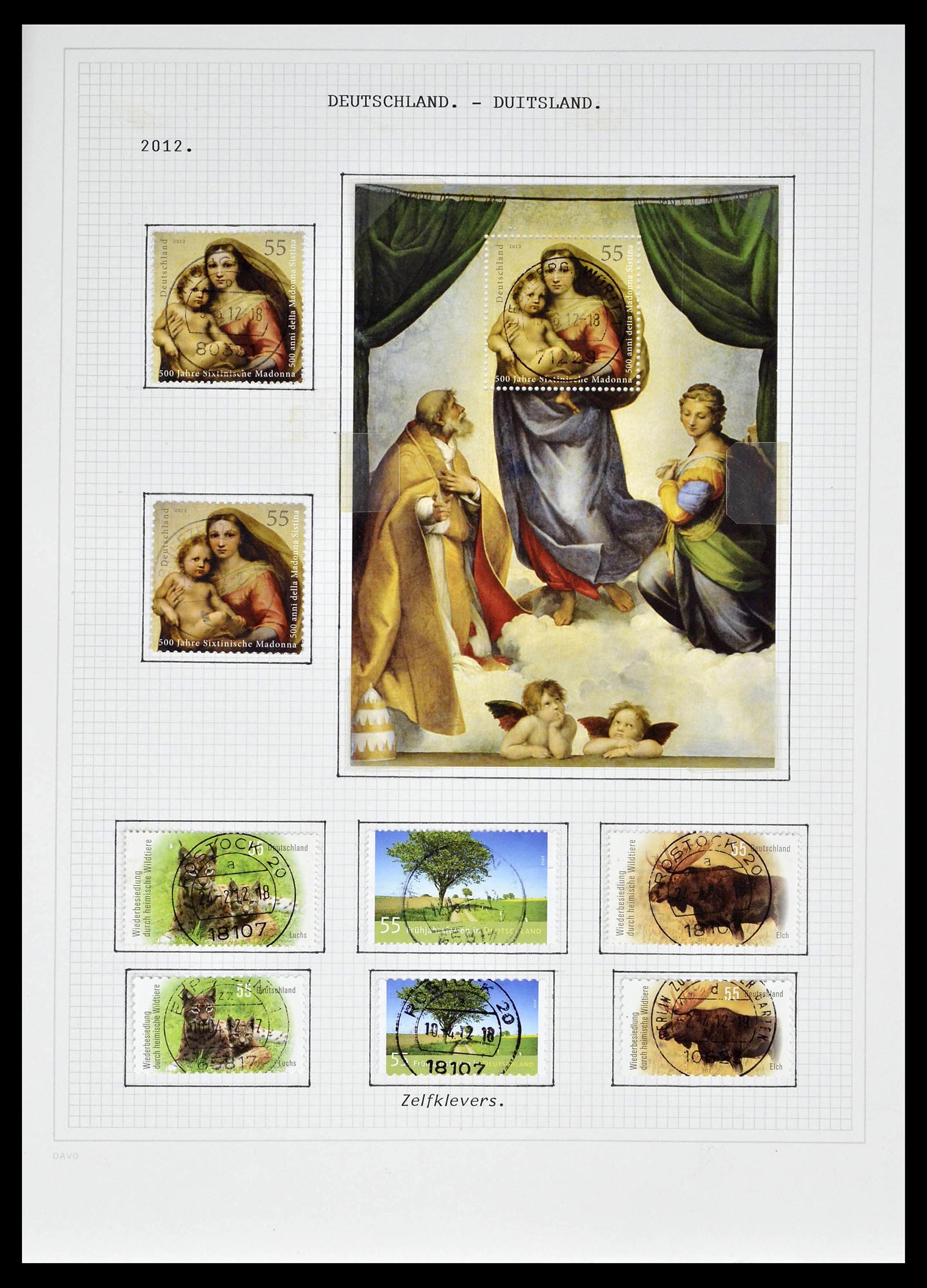 39324 0207 - Stamp collection 39324 Bundespost 1986-2012.