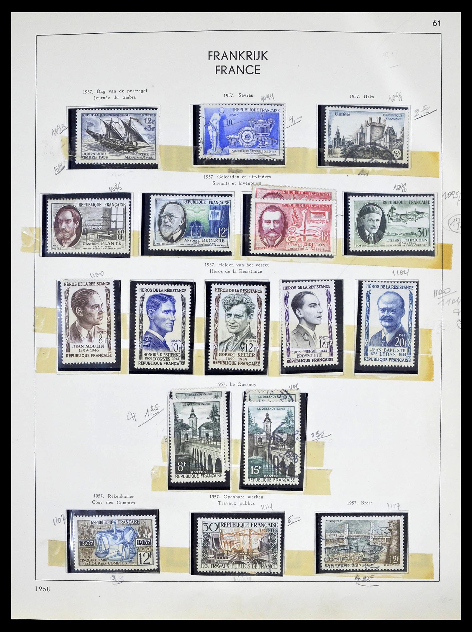 39325 0061 - Stamp collection 39325 France 1876-1968.