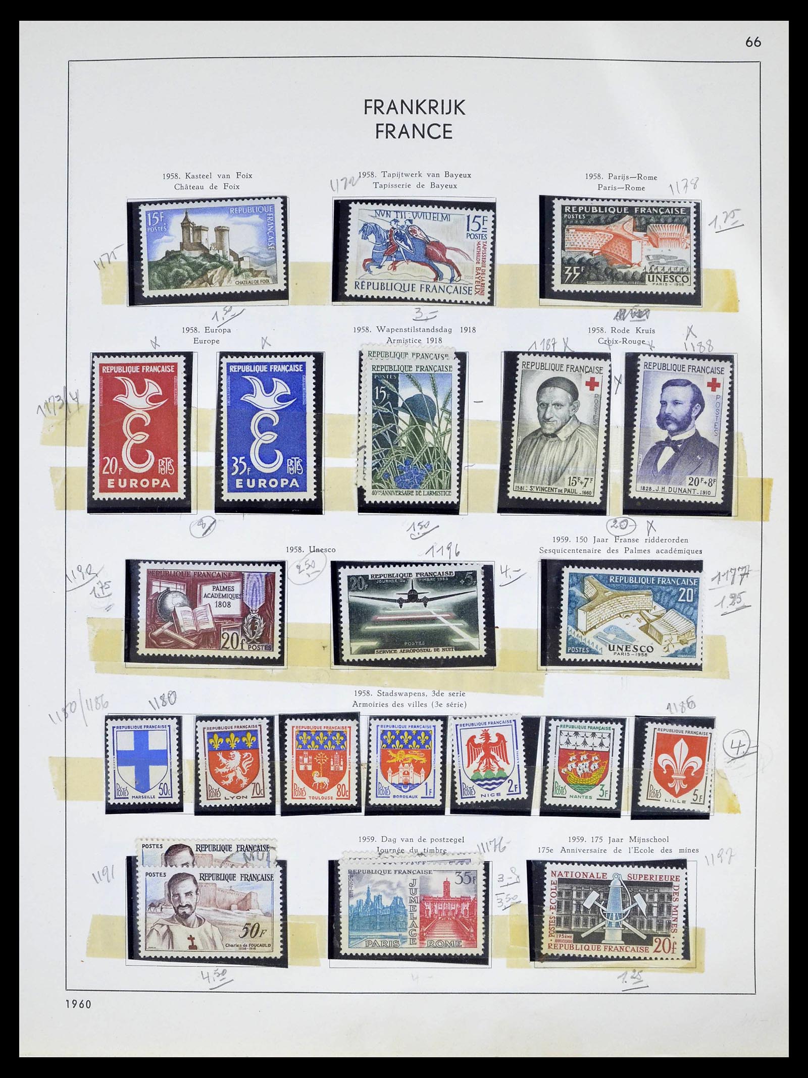 39325 0066 - Stamp collection 39325 France 1876-1968.