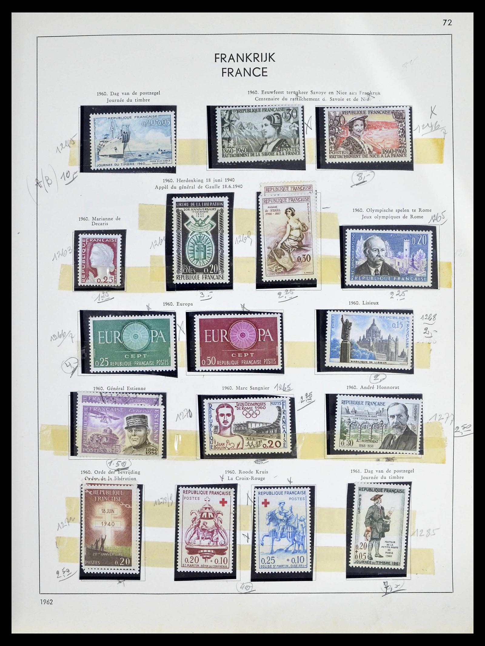 39325 0072 - Stamp collection 39325 France 1876-1968.