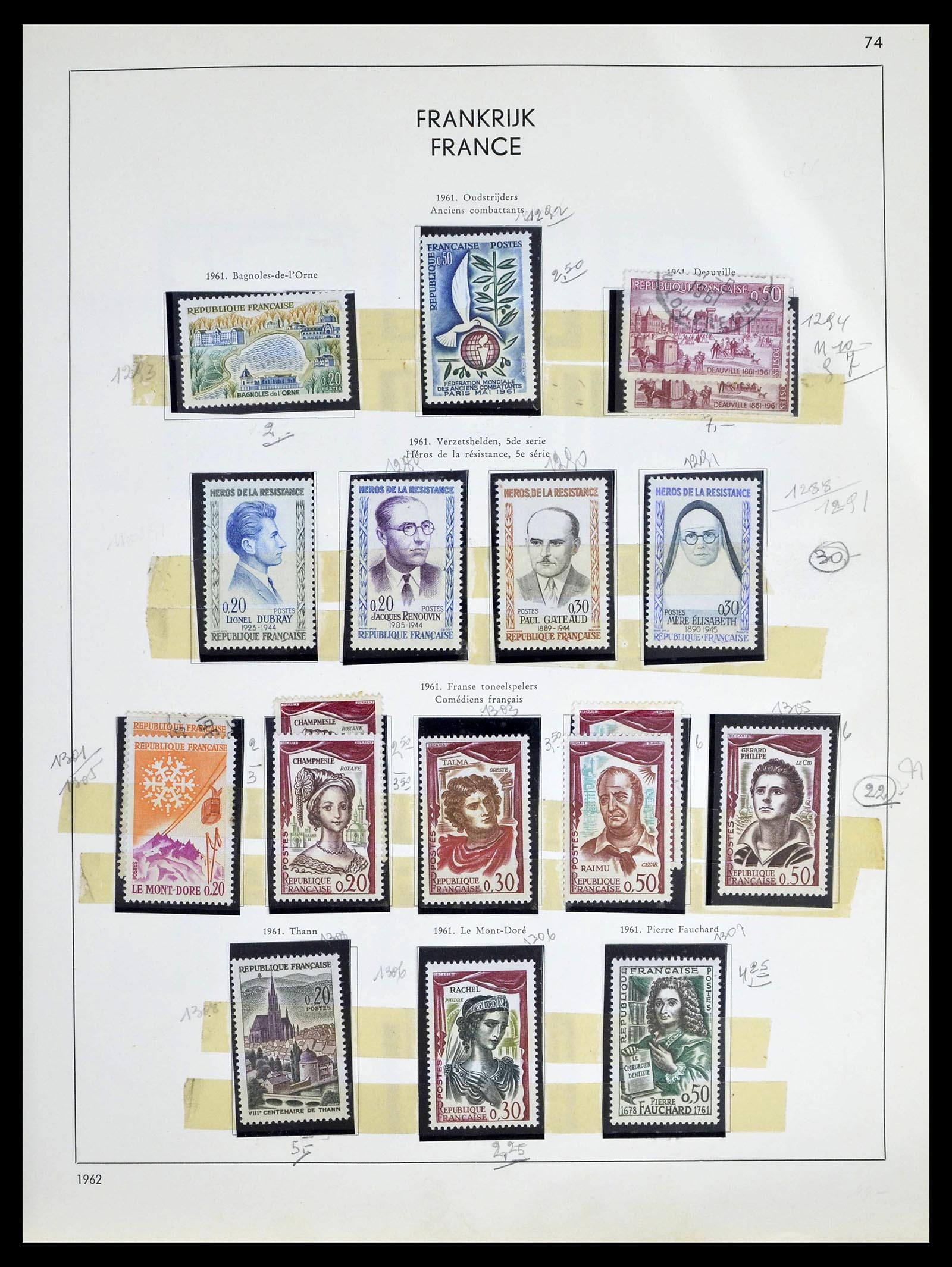 39325 0074 - Stamp collection 39325 France 1876-1968.