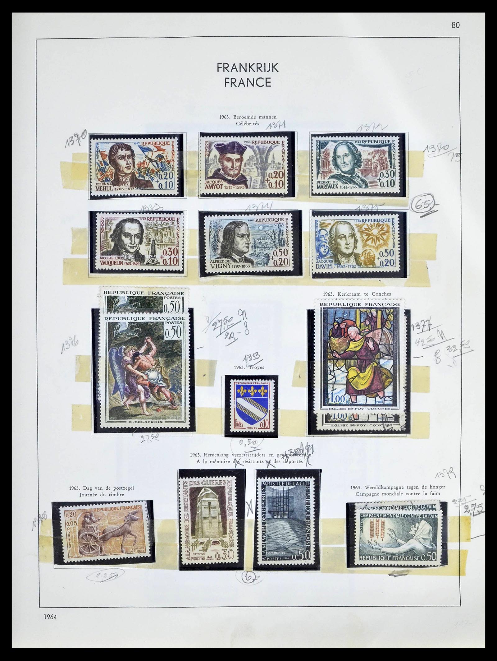 39325 0080 - Stamp collection 39325 France 1876-1968.