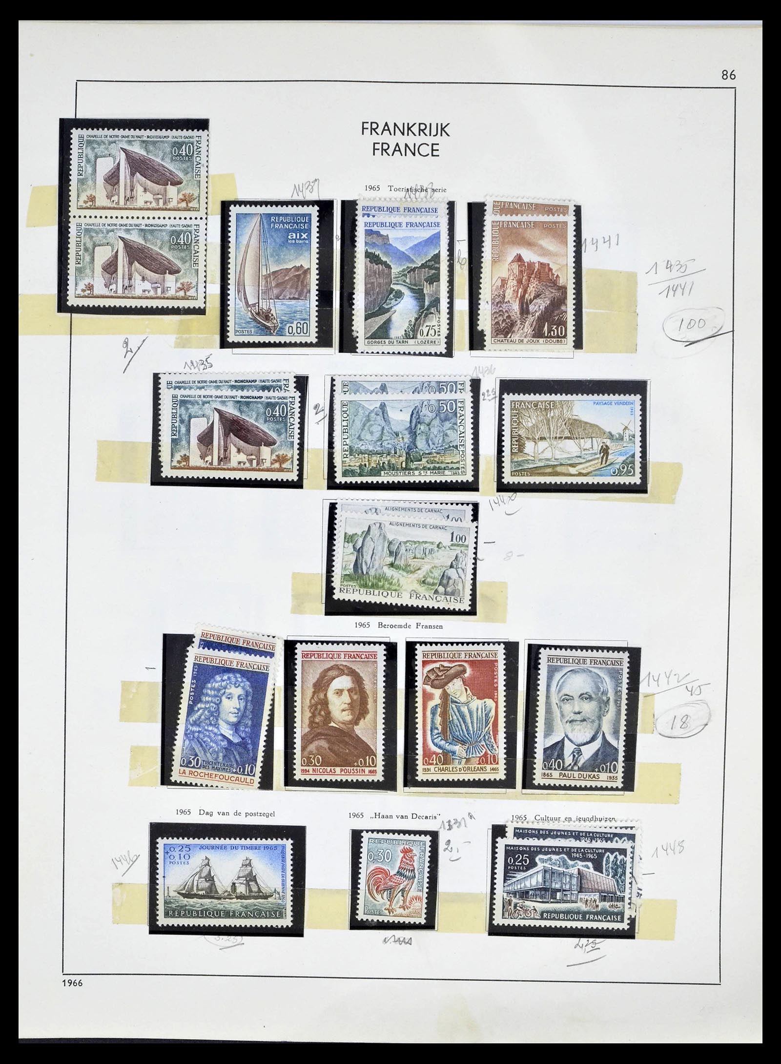 39325 0087 - Stamp collection 39325 France 1876-1968.