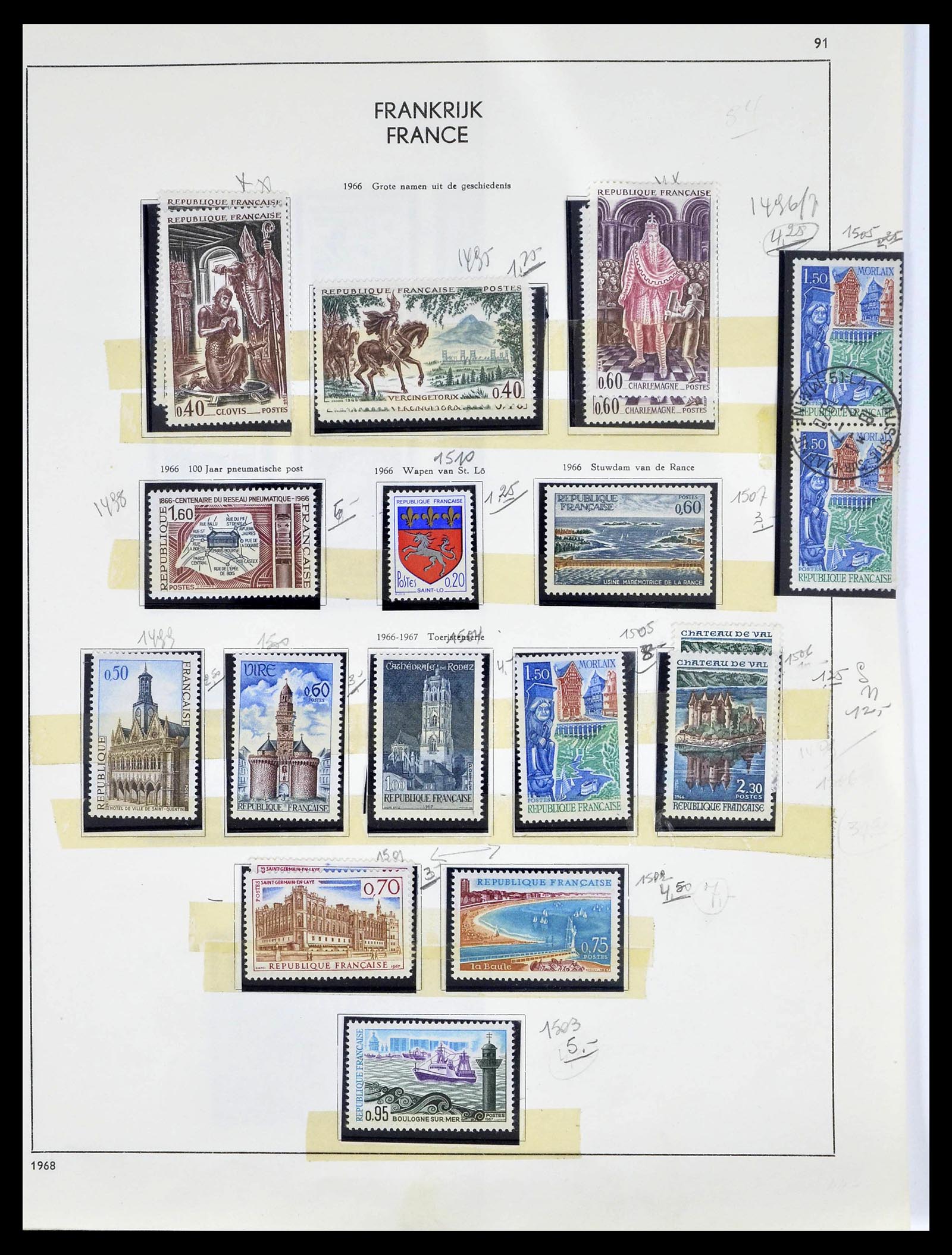 39325 0093 - Stamp collection 39325 France 1876-1968.