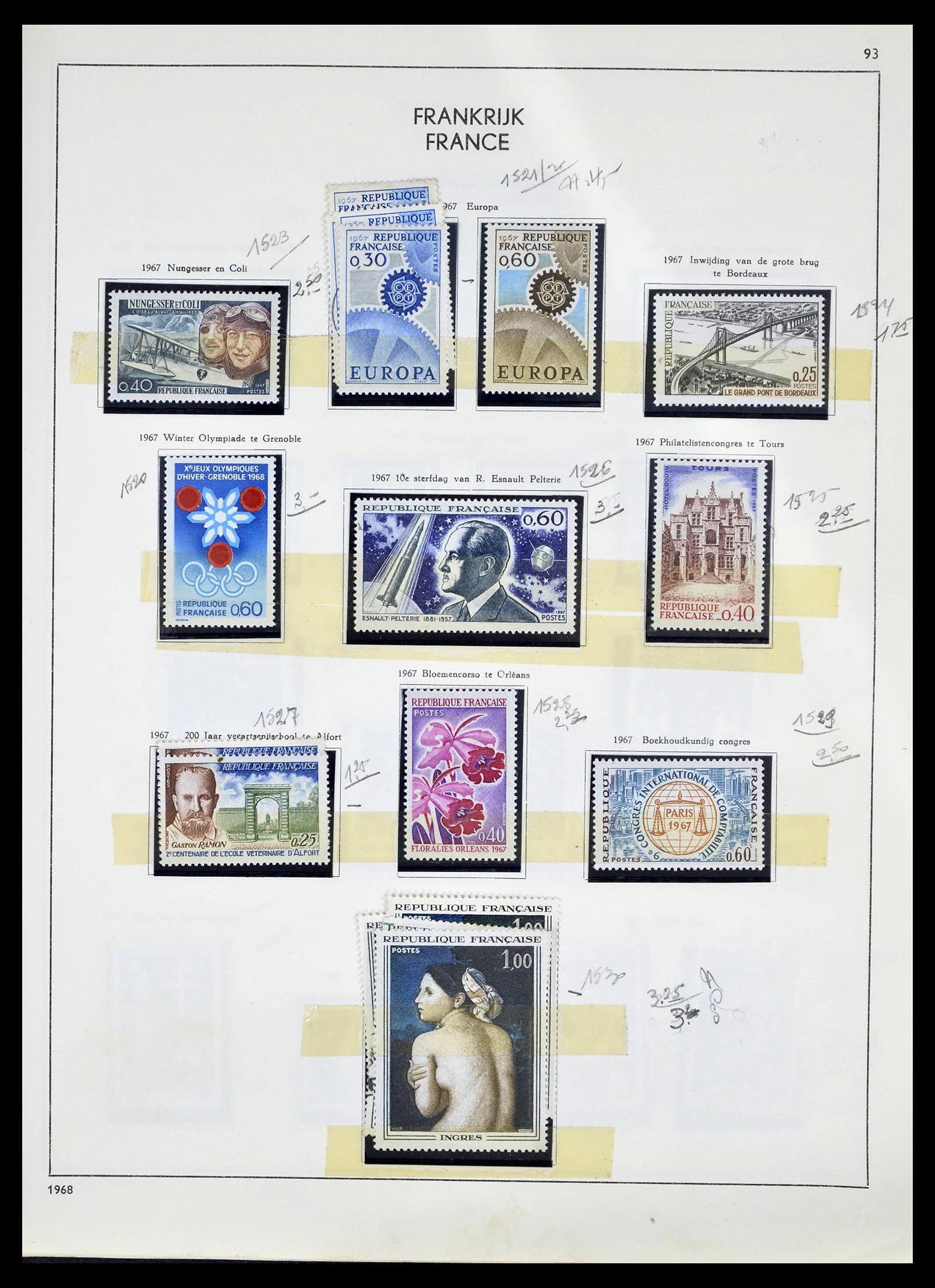 39325 0095 - Stamp collection 39325 France 1876-1968.