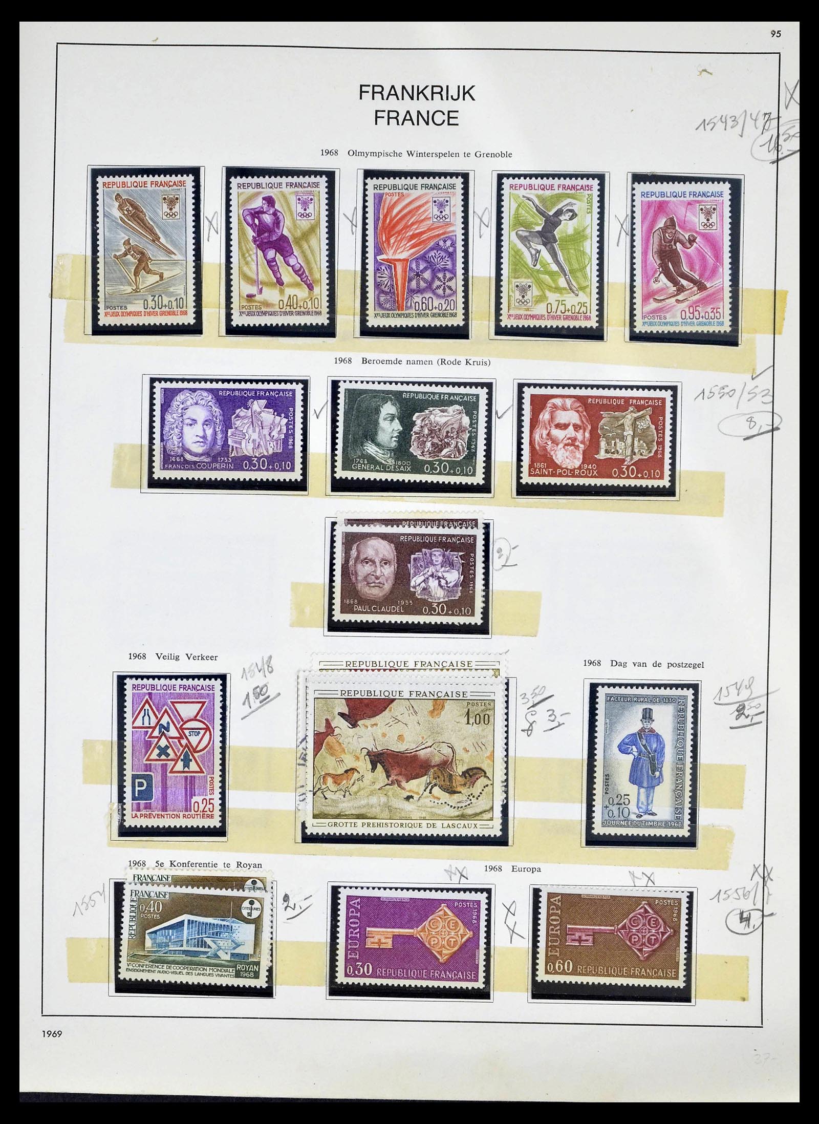 39325 0097 - Stamp collection 39325 France 1876-1968.