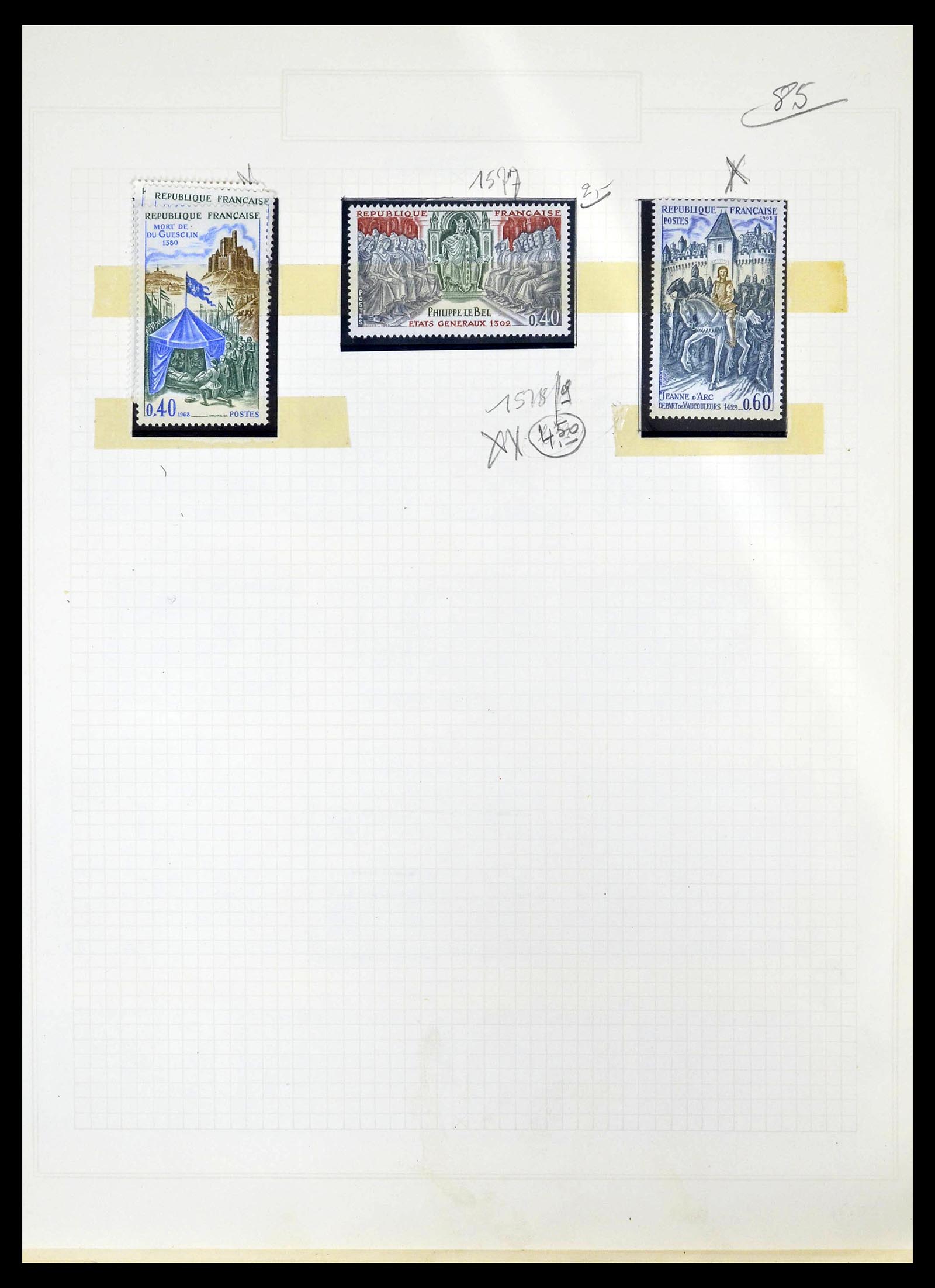 39325 0100 - Stamp collection 39325 France 1876-1968.