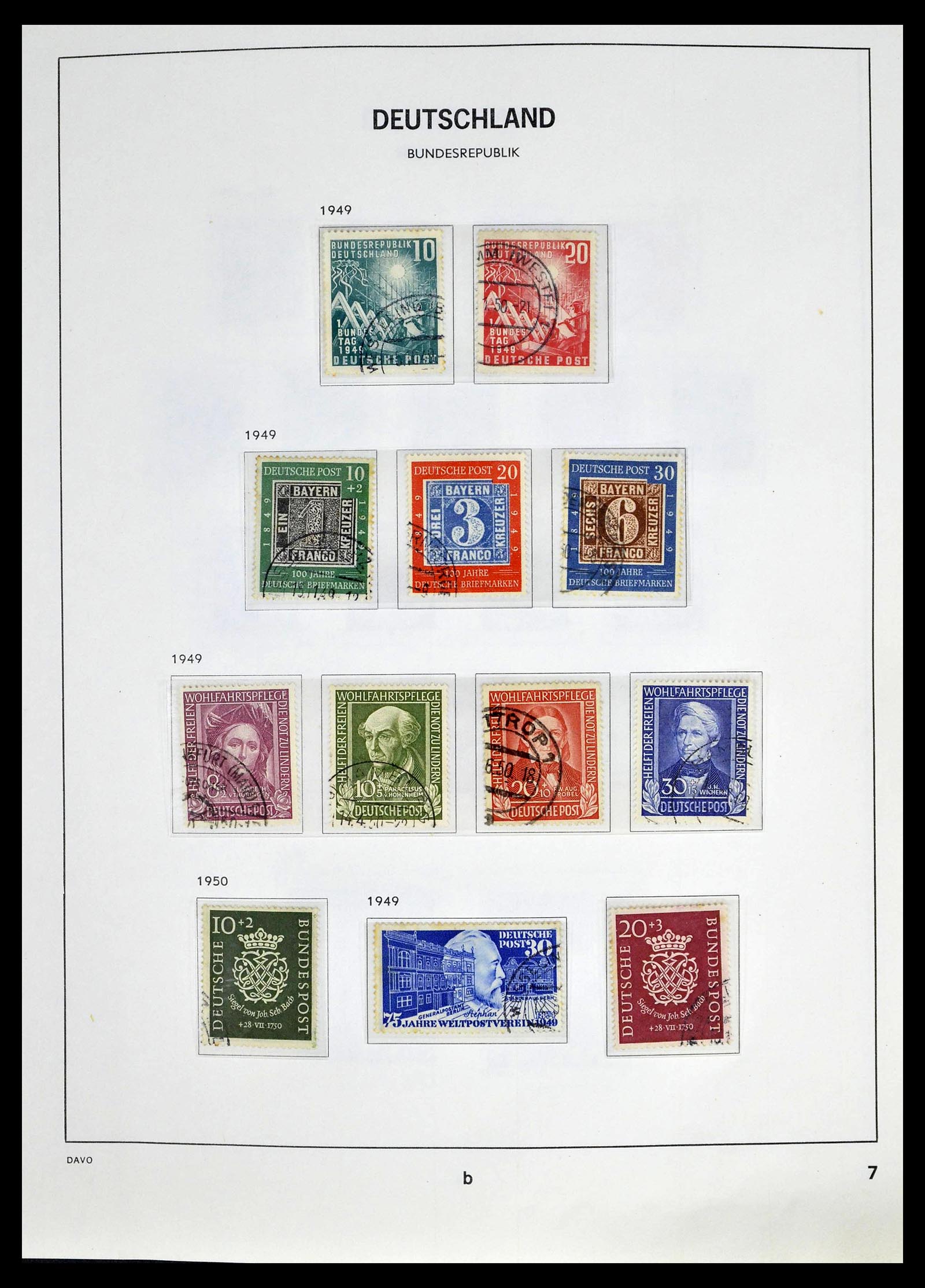 39326 0001 - Postzegelverzameling 39326 Bundespost 1949-2003.