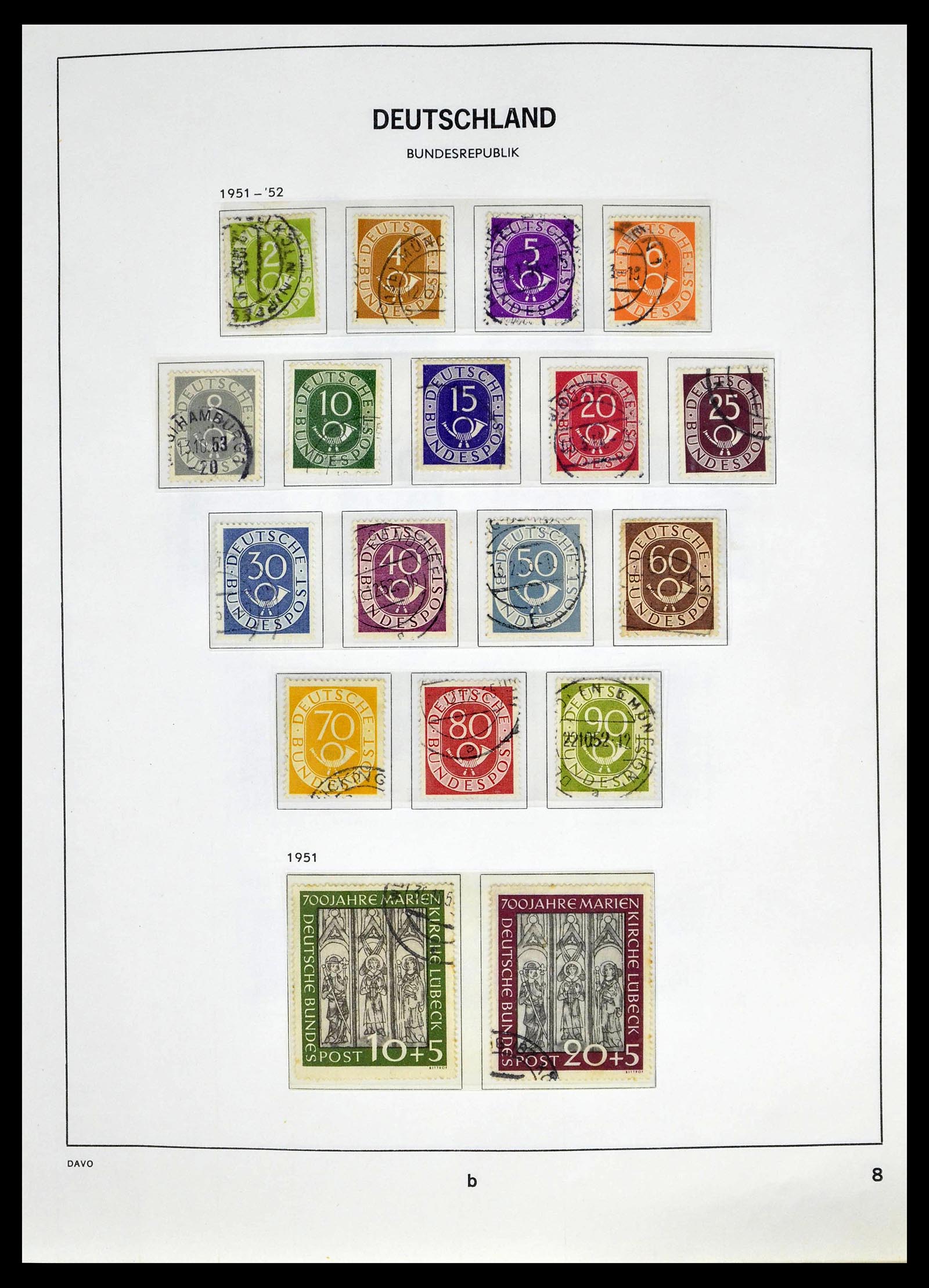 39326 0002 - Postzegelverzameling 39326 Bundespost 1949-2003.