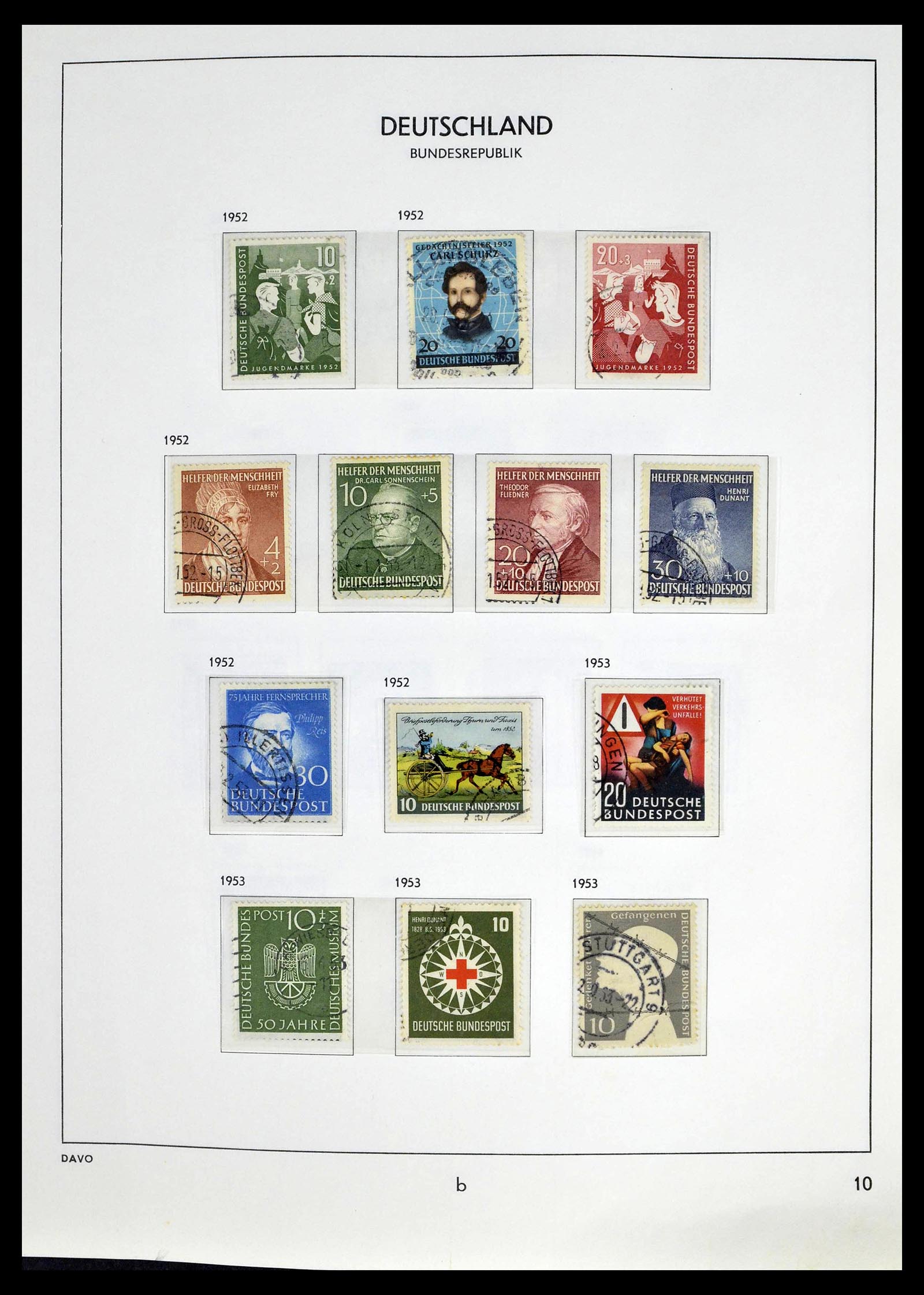 39326 0004 - Postzegelverzameling 39326 Bundespost 1949-2003.