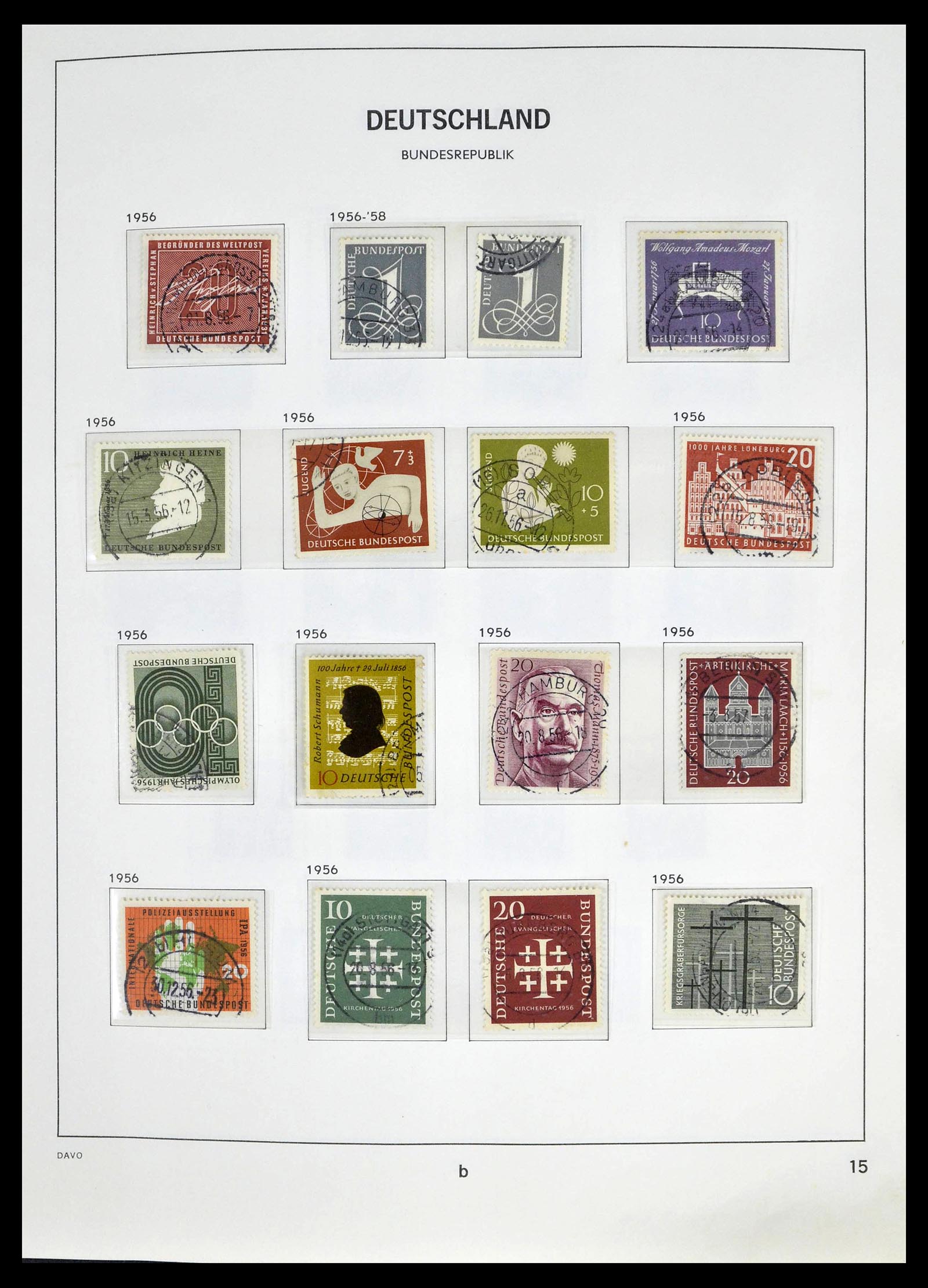 39326 0009 - Postzegelverzameling 39326 Bundespost 1949-2003.