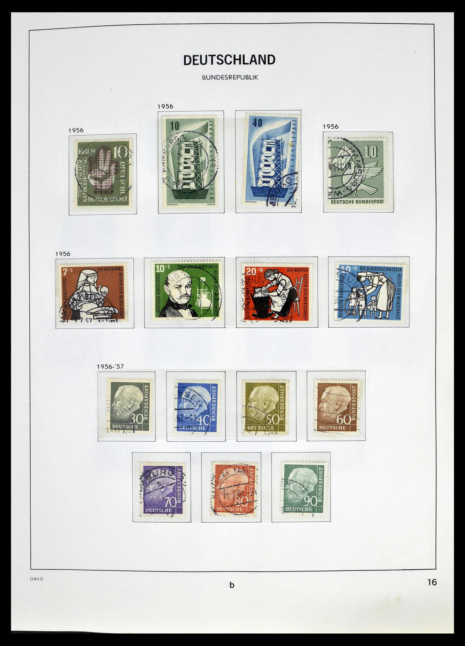 39326 0010 - Postzegelverzameling 39326 Bundespost 1949-2003.