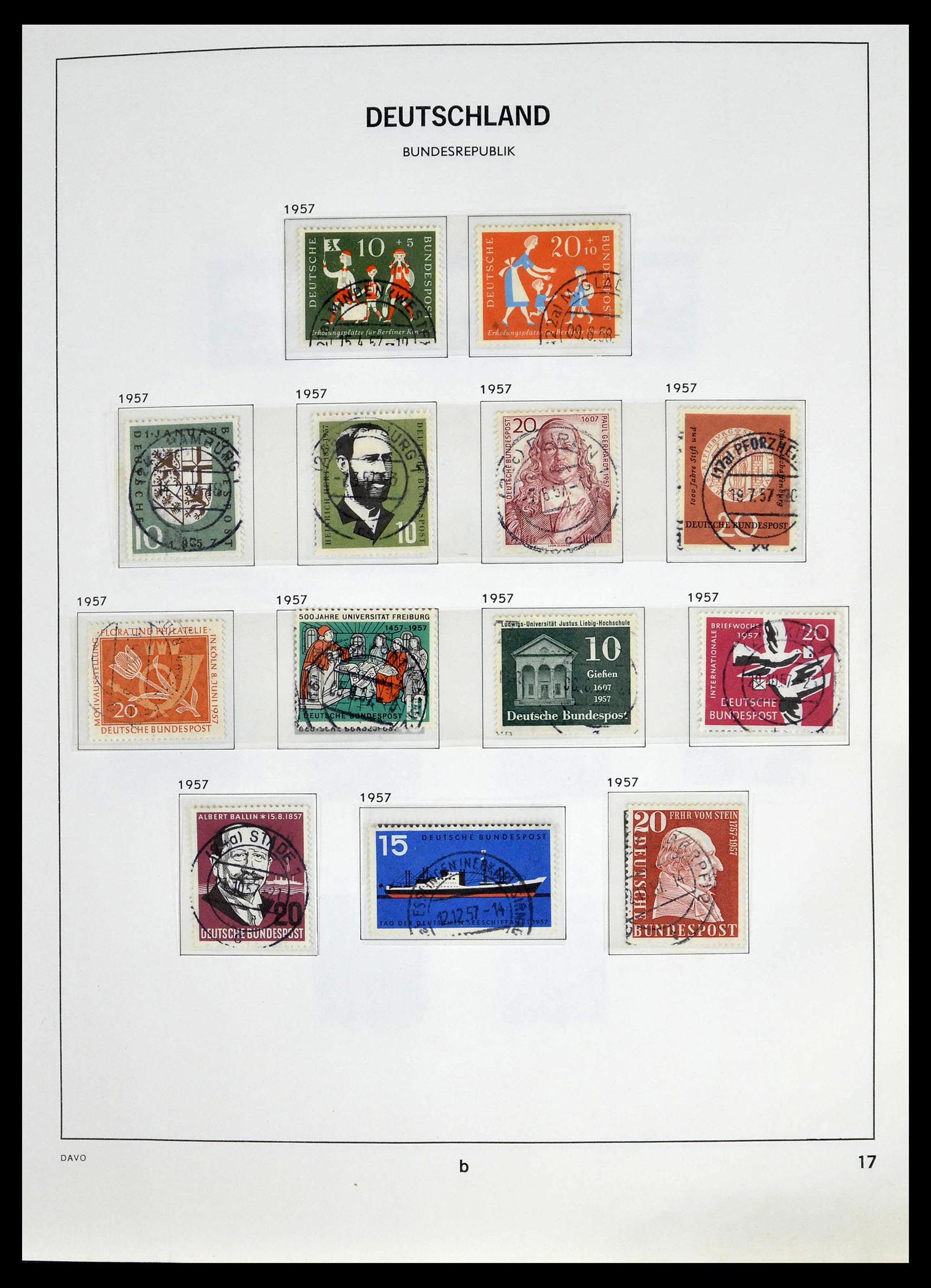 39326 0011 - Postzegelverzameling 39326 Bundespost 1949-2003.