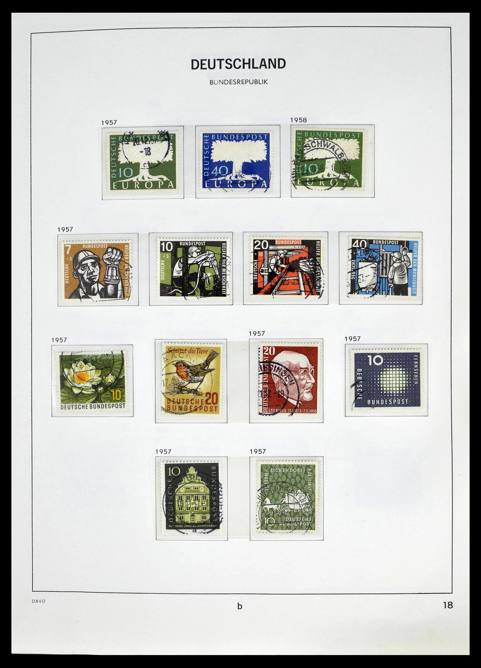 39326 0012 - Postzegelverzameling 39326 Bundespost 1949-2003.